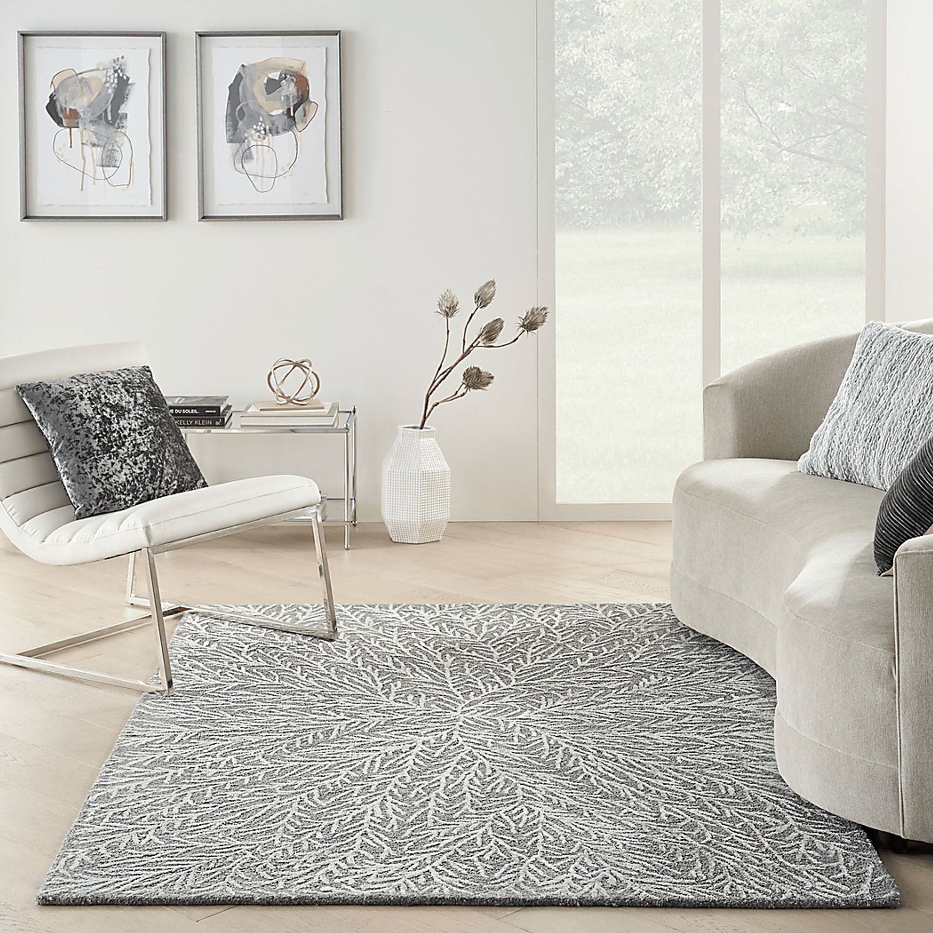 Vista Valley Gray 8'5" x 11'5" Rug - Image 2