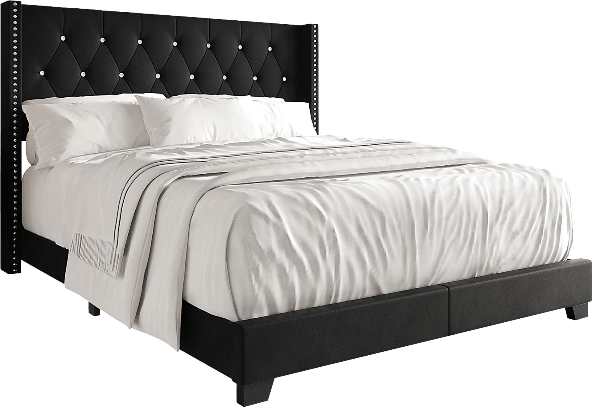 Vistalane Black Queen Bed - Image 1