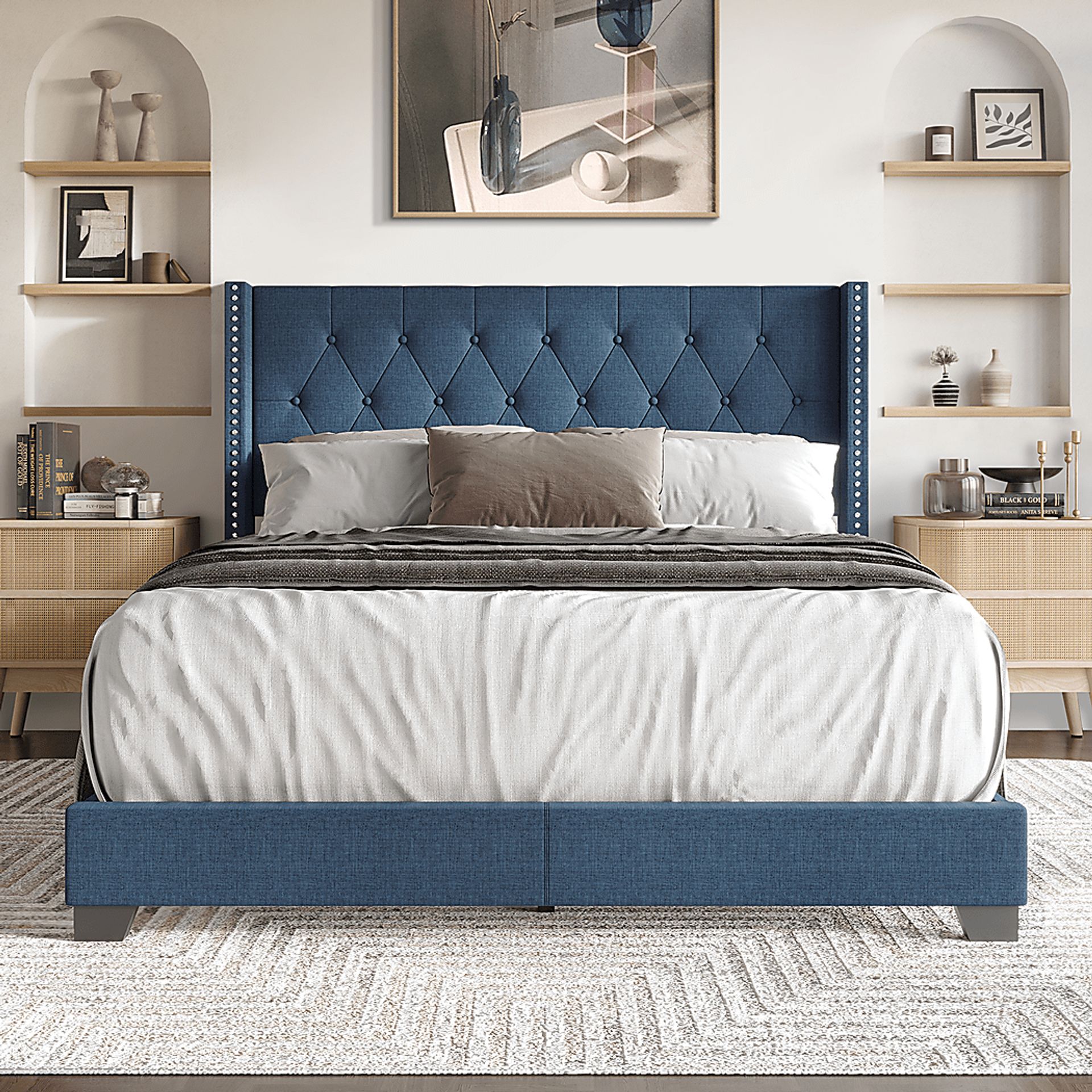 Vistalane Blue Twin Bed - Image 2