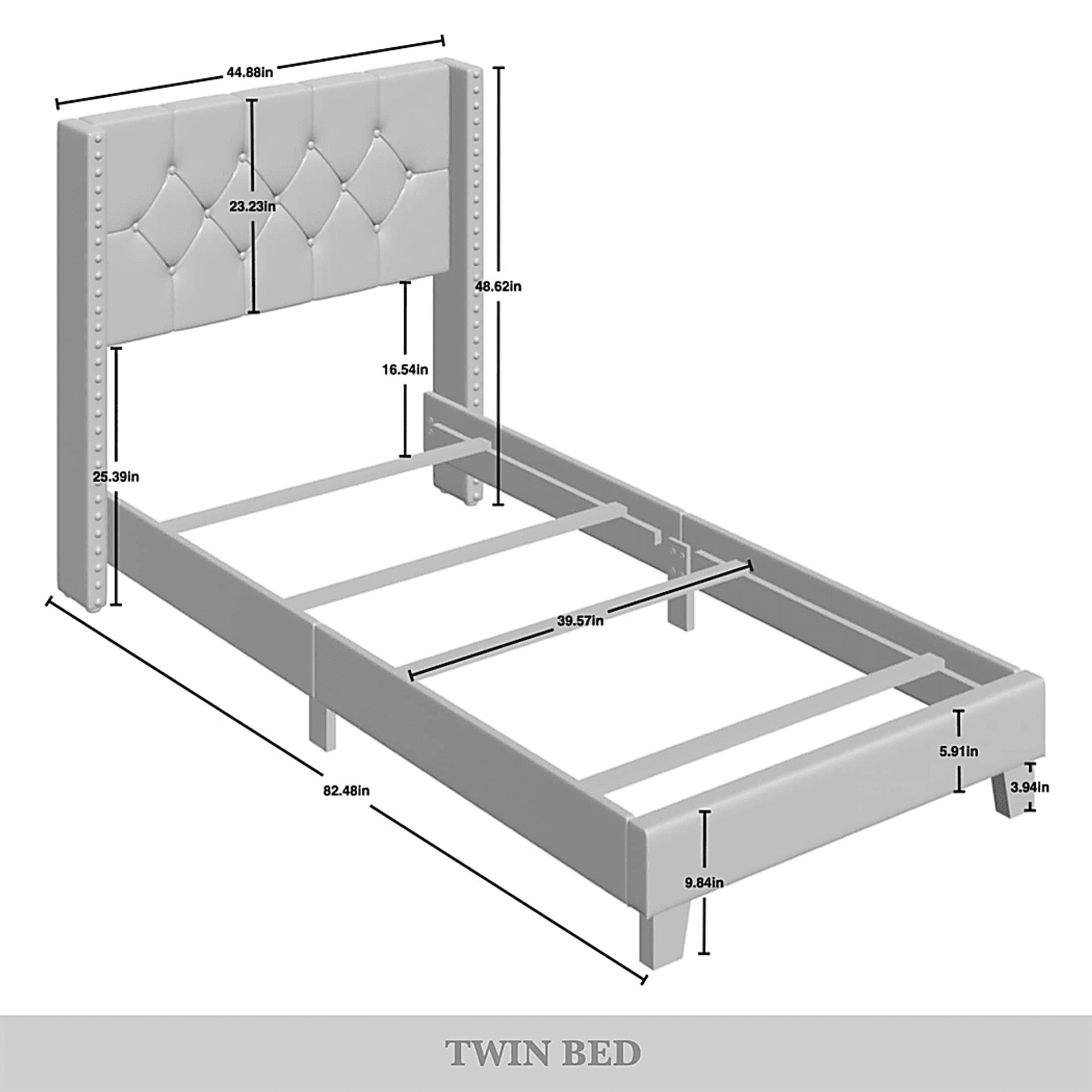 Vistalane Blue Twin Bed - Image 5