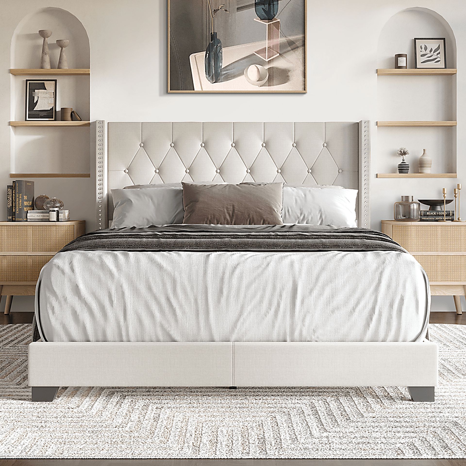 Vistalane Gray Twin Bed - Image 2