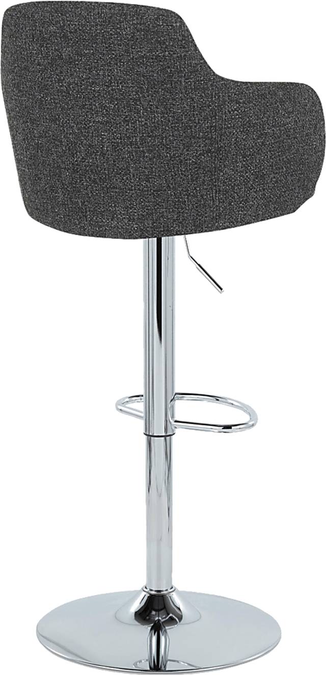 Vitadale II Dark Gray Adjustable Barstool, Set of 2 - Thumbnail - Image 6