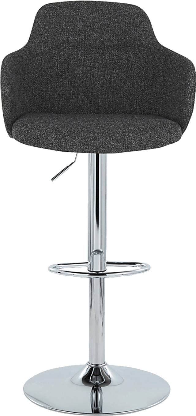 Vitadale II Dark Gray Adjustable Barstool, Set of 2 - Thumbnail - Image 8