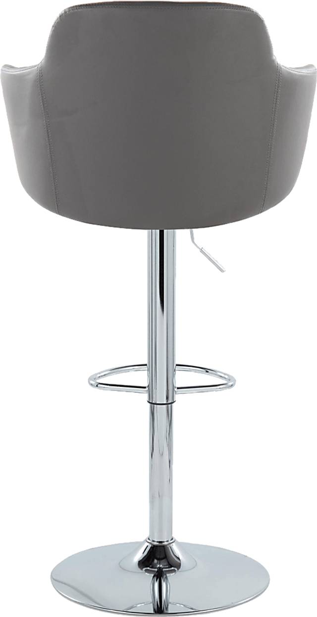 Vitadale II Gray Adjustable Barstool, Set of 2 - Thumbnail - Image 6