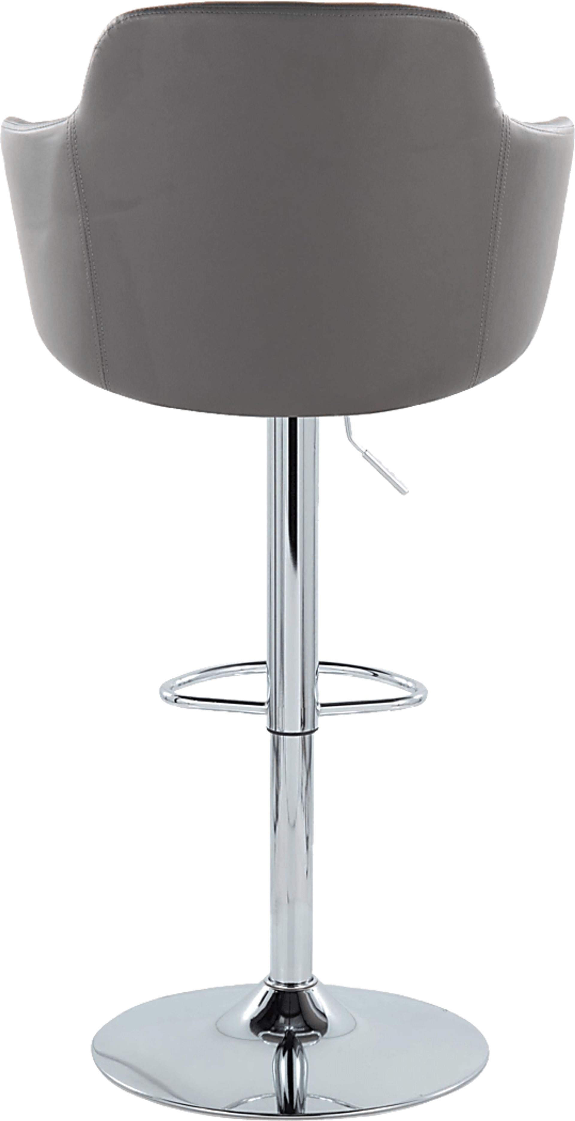Vitadale II Gray Adjustable Barstool, Set of 2 - Image 6
