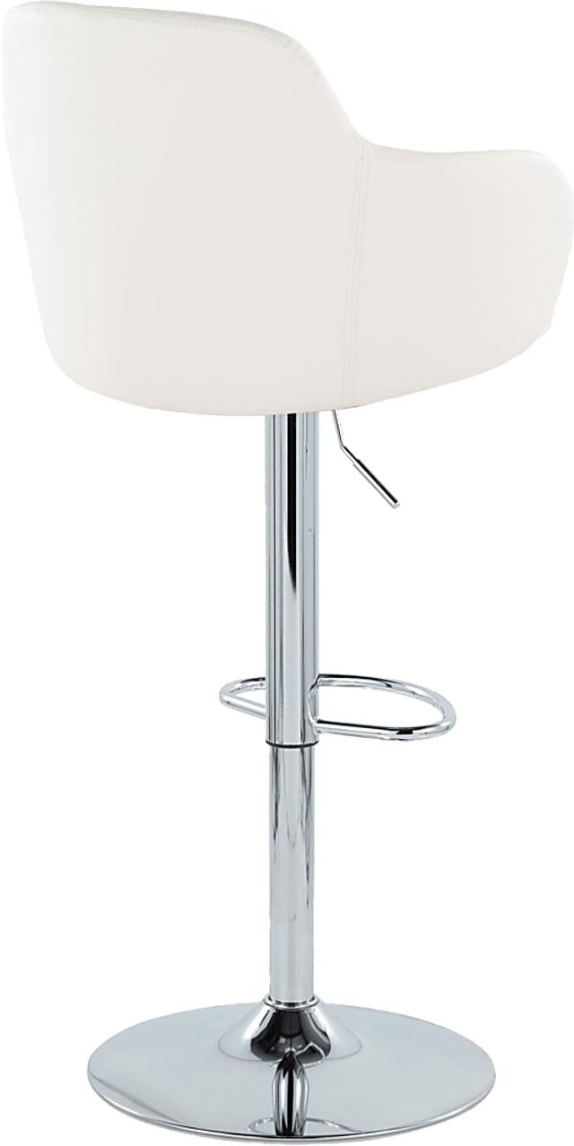 Vitadale II White Adjustable Barstool, Set of 2 - Thumbnail - Image 11