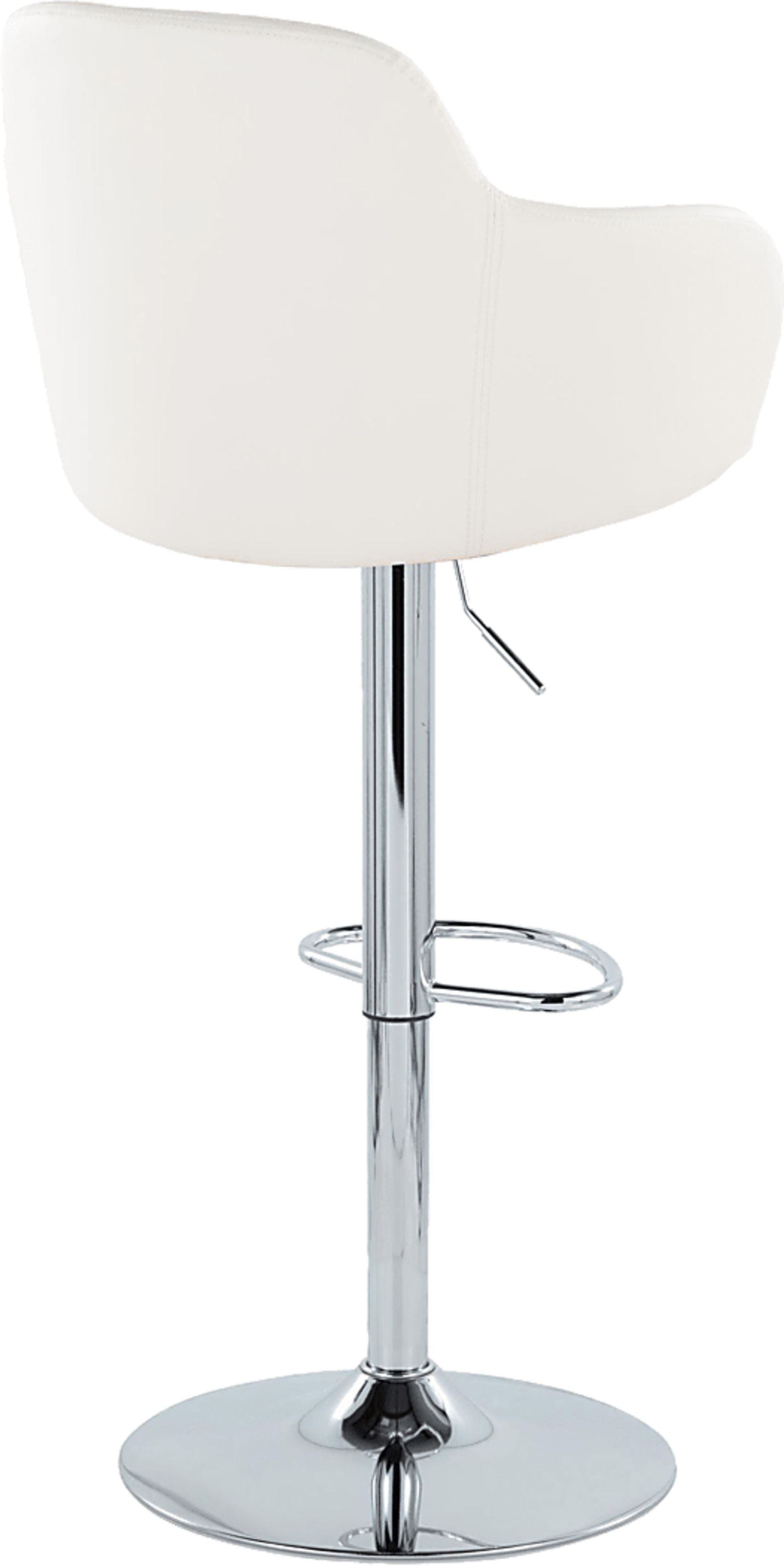 Vitadale II White Adjustable Barstool, Set of 2 - Image 11