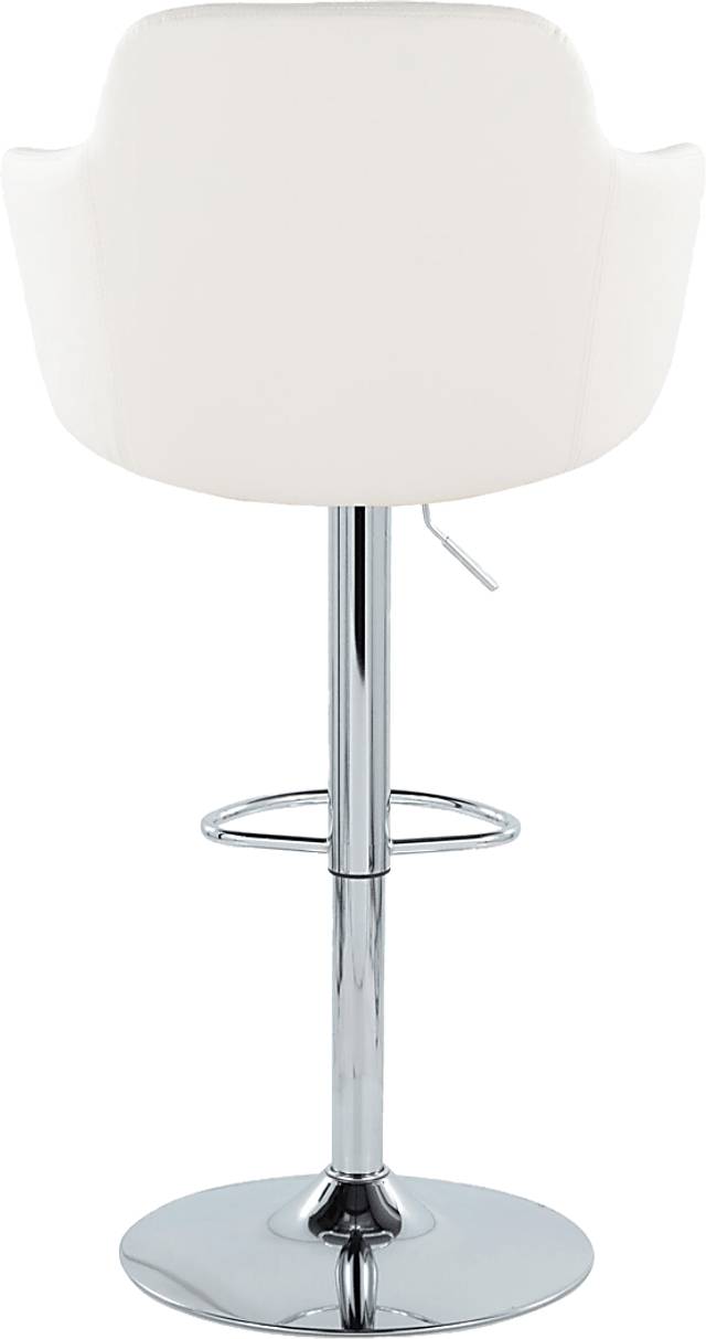 Vitadale II White Adjustable Barstool, Set of 2 - Thumbnail - Image 12