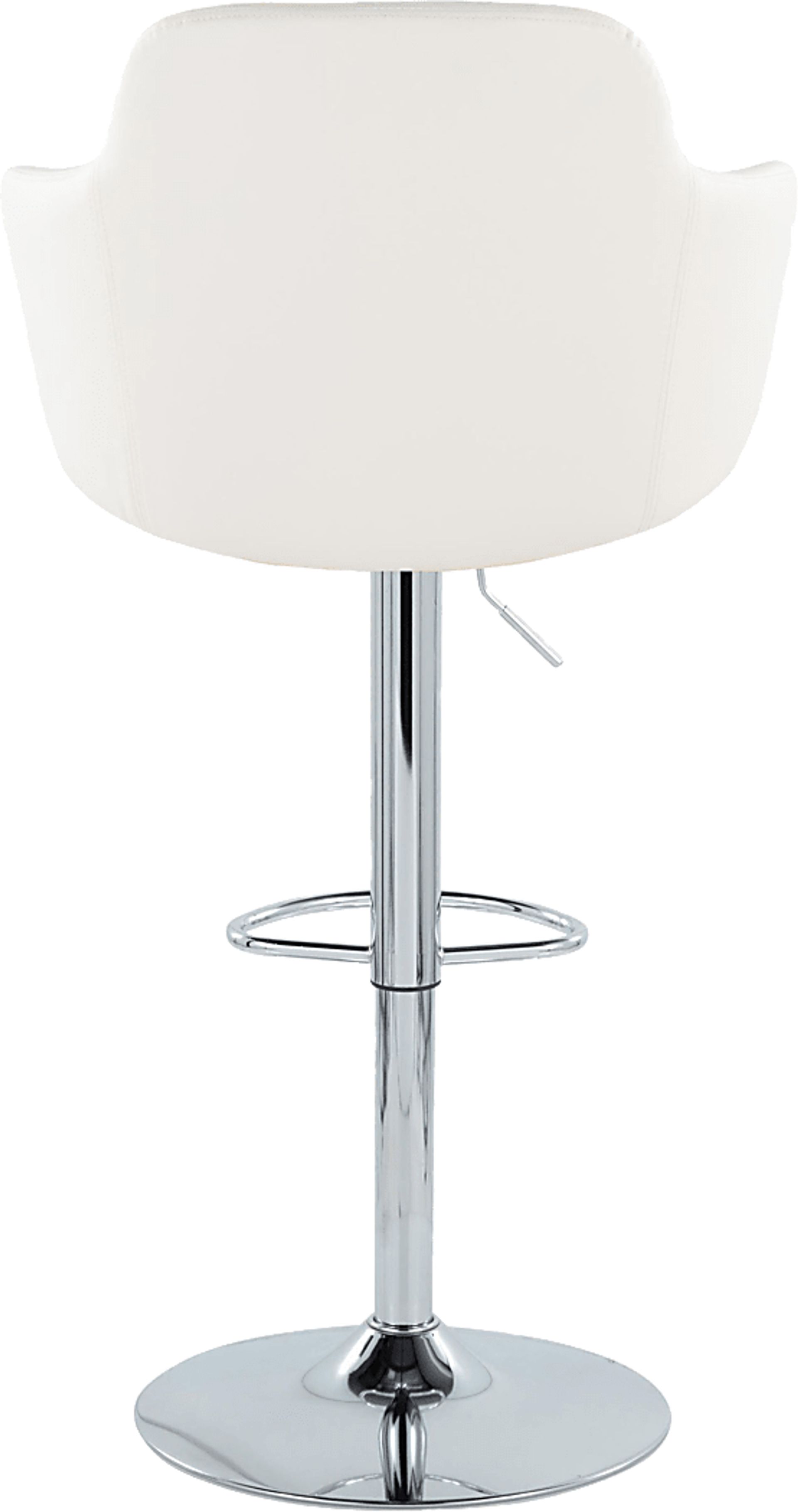 Vitadale II White Adjustable Barstool, Set of 2 - Image 12