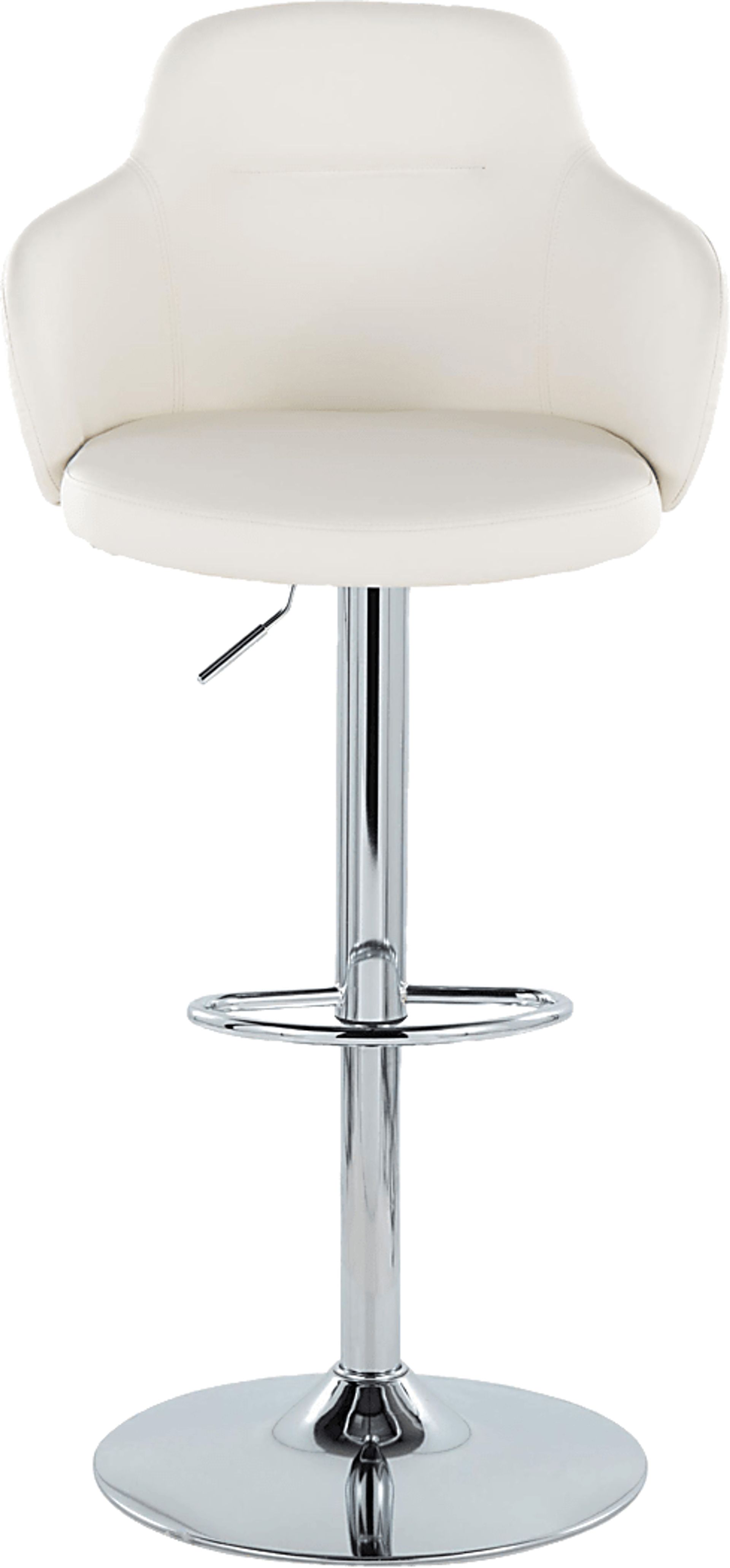 Vitadale II White Adjustable Barstool, Set of 2 - Image 10