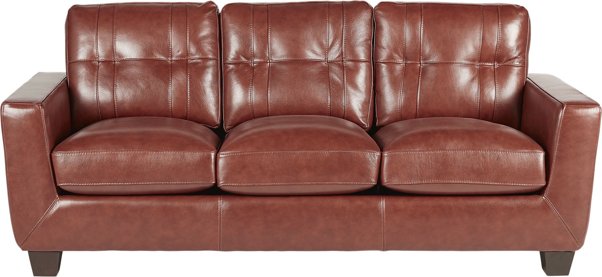 Vittorio Rust Leather Sleeper - Image 1