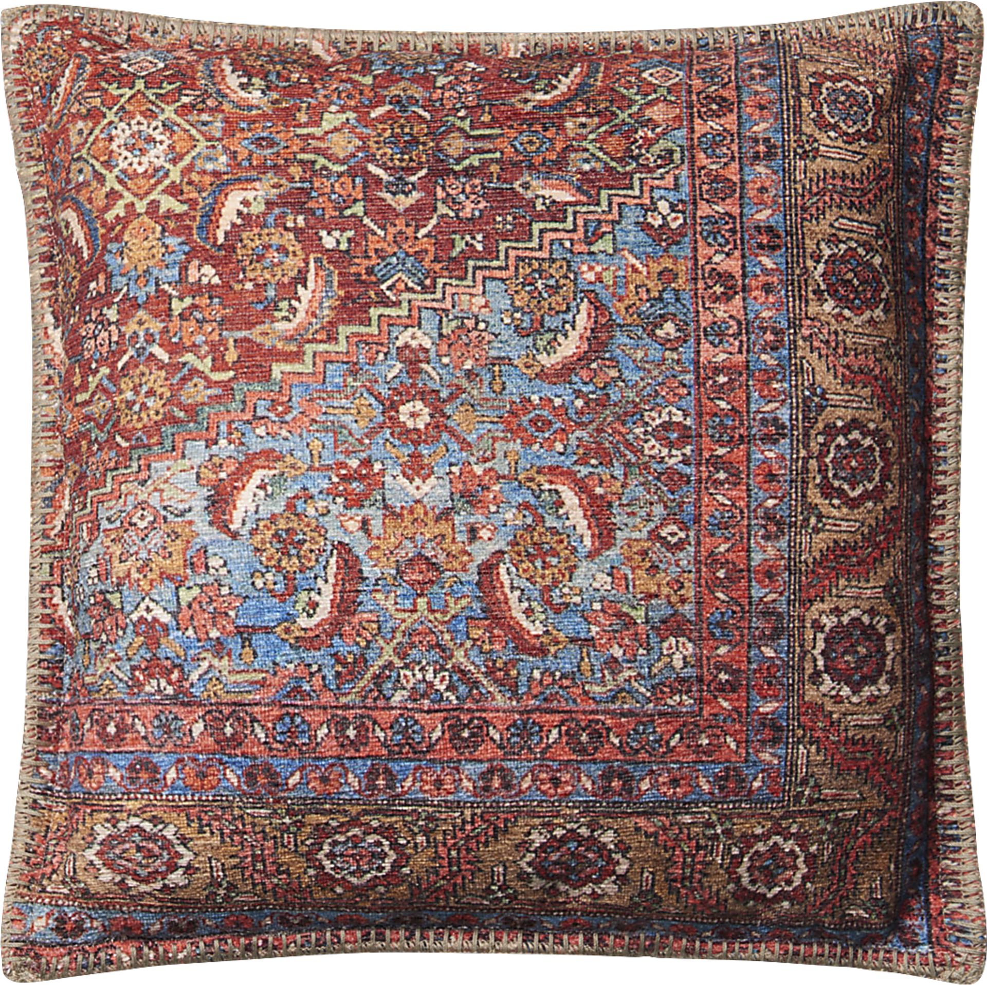 Vivaan Red Accent Pillow - Image 1