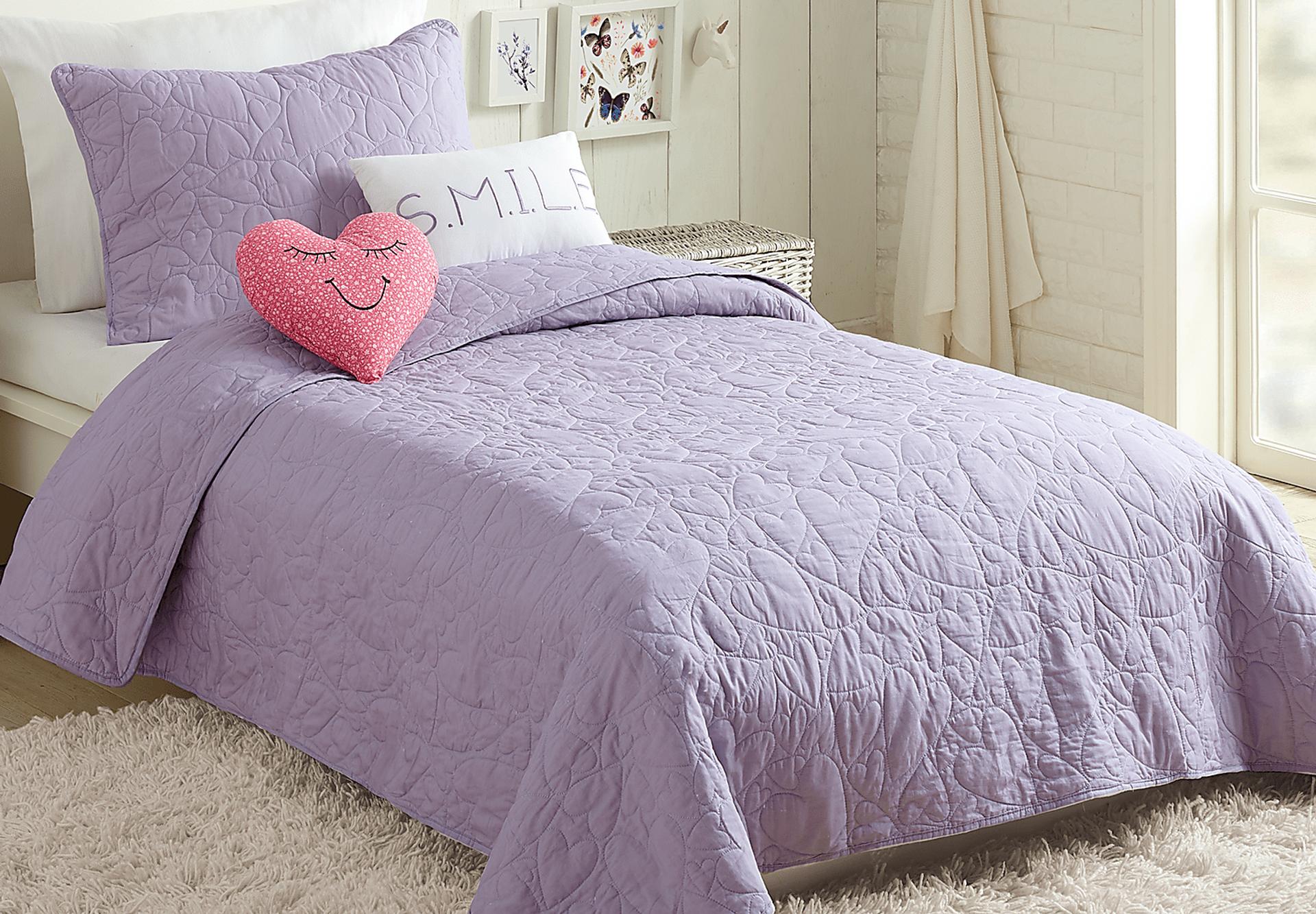 Vivi Purple Full Comforter Set