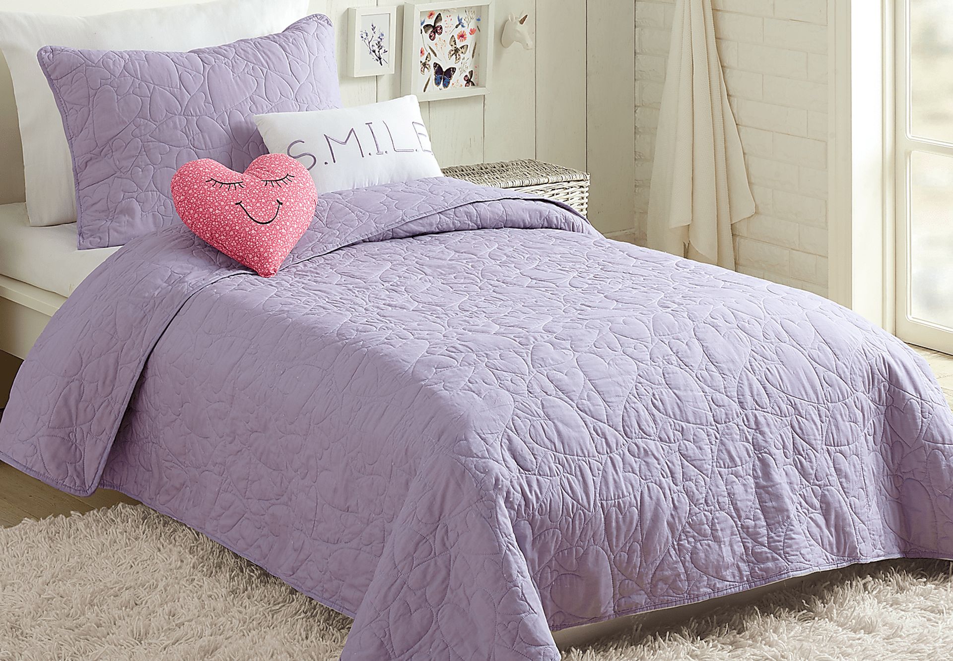 Vivi Purple Full Comforter Set - Image 1