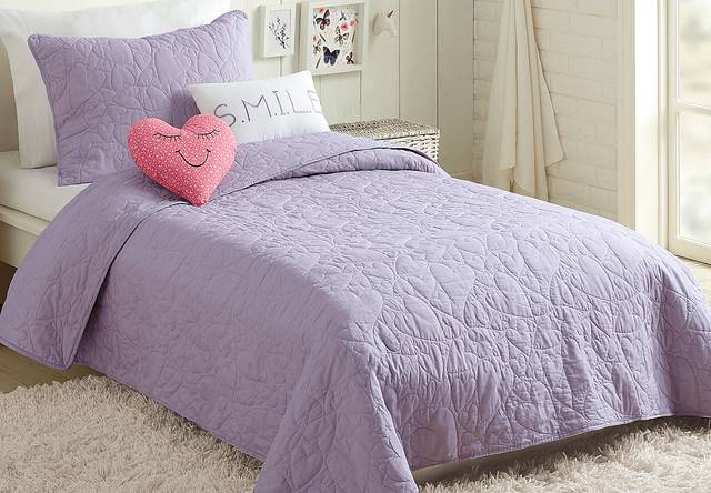 Vivi Purple Twin Comforter Set - Thumbnail - Image 1
