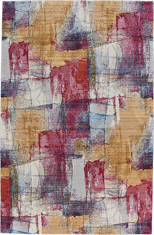 Vivid Strokes Red 8' x 10' Rug - Thumbnail - Image 1