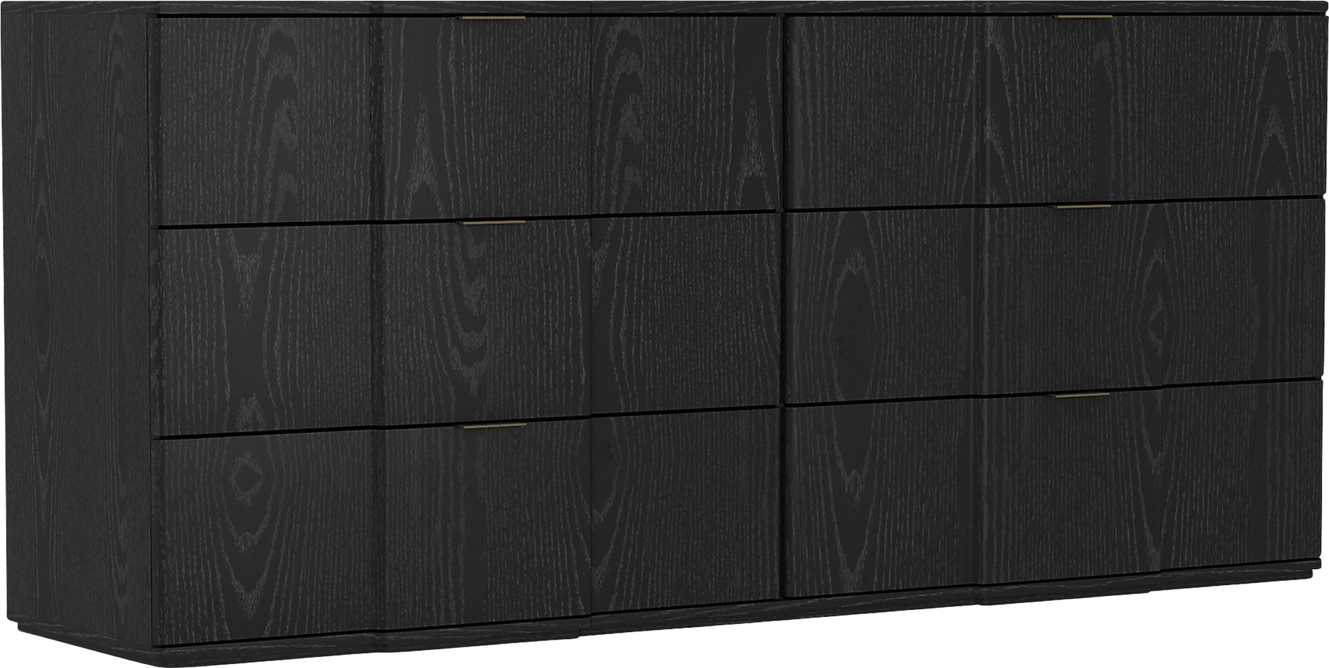 Viwan Black/Gold Dresser - Image 3