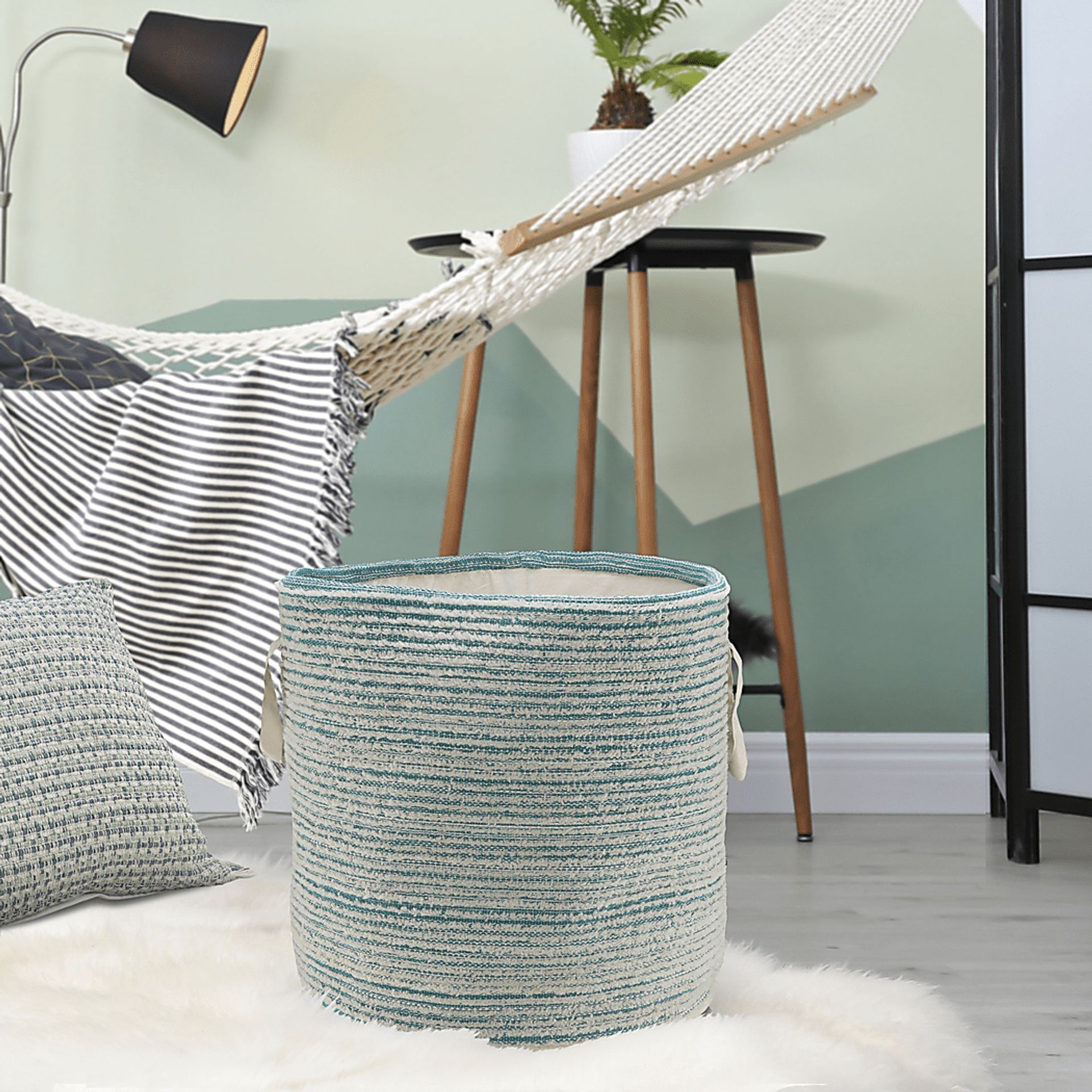 Vixiz Aqua/White Basket - Image 3