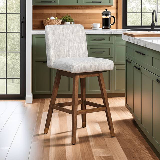 Voidsys II Beige Counter Height Stool - Thumbnail - Image 2