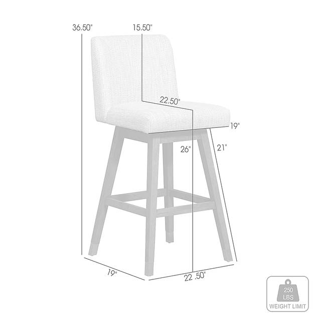Voidsys II Beige Counter Height Stool - Thumbnail - Image 9