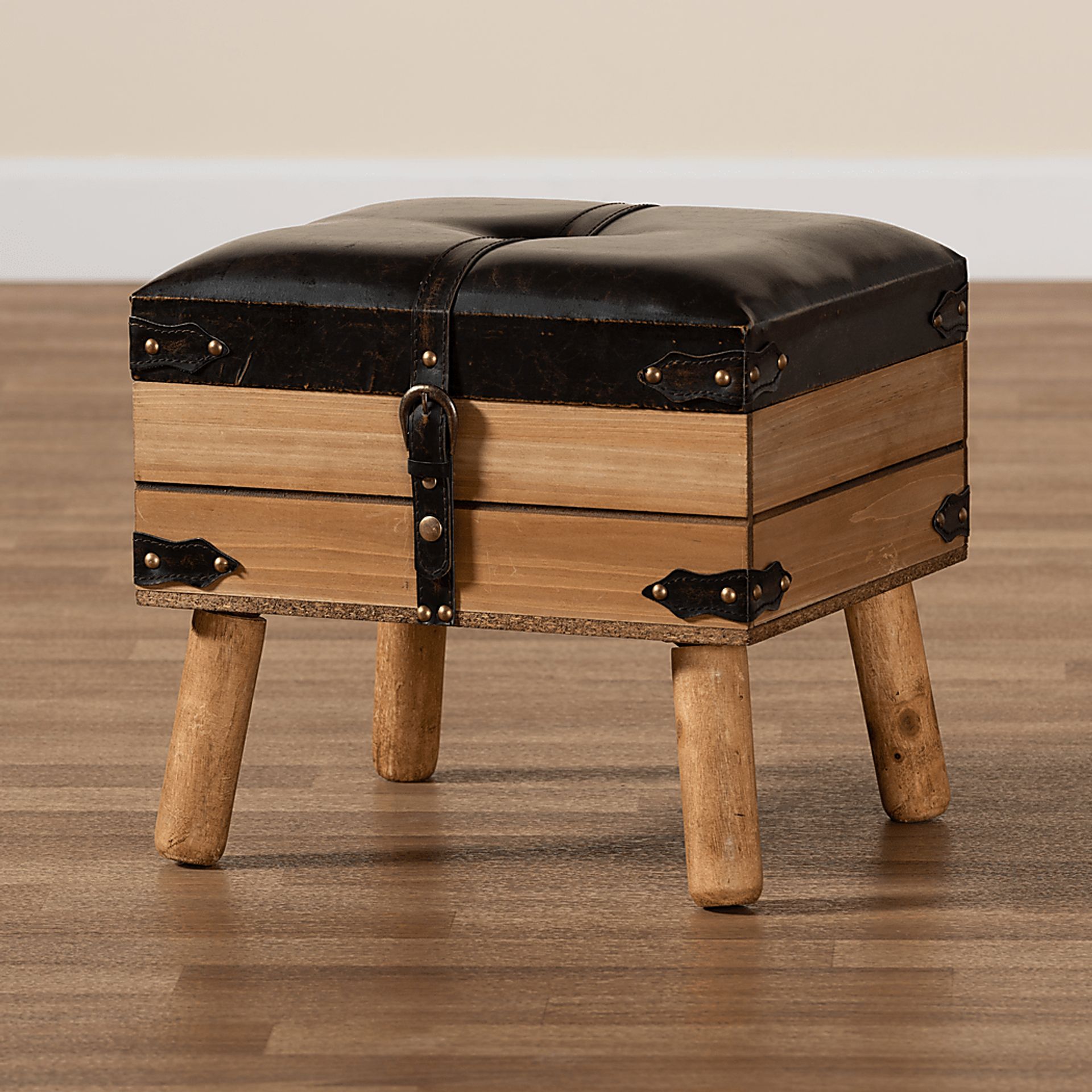 Voisin Brown Storage Ottoman - Image 10