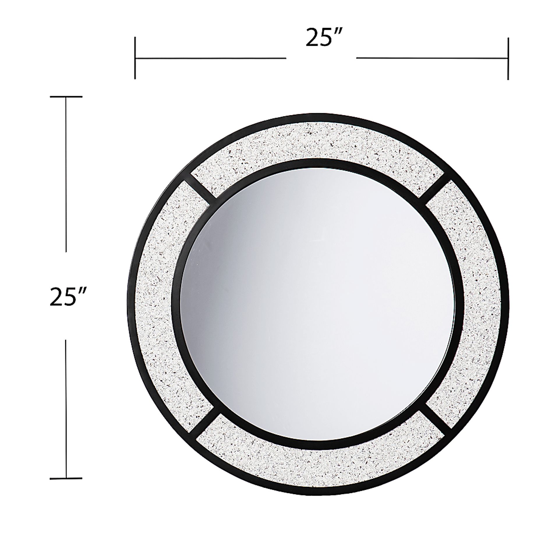 Volpaire Gray Wall Mirror - Image 6