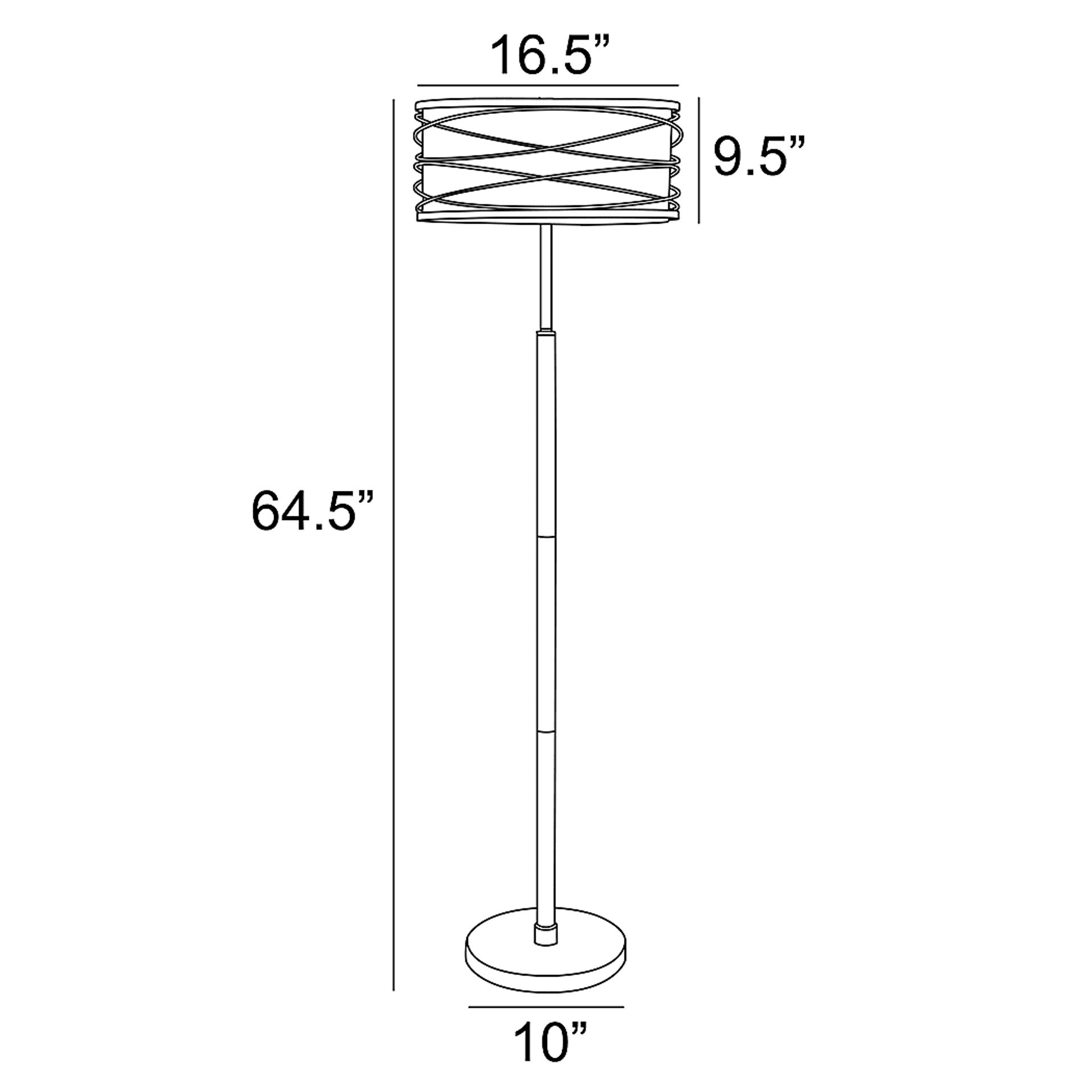 Volusia Gate Black Outdoor Floor Lamp - Image 5