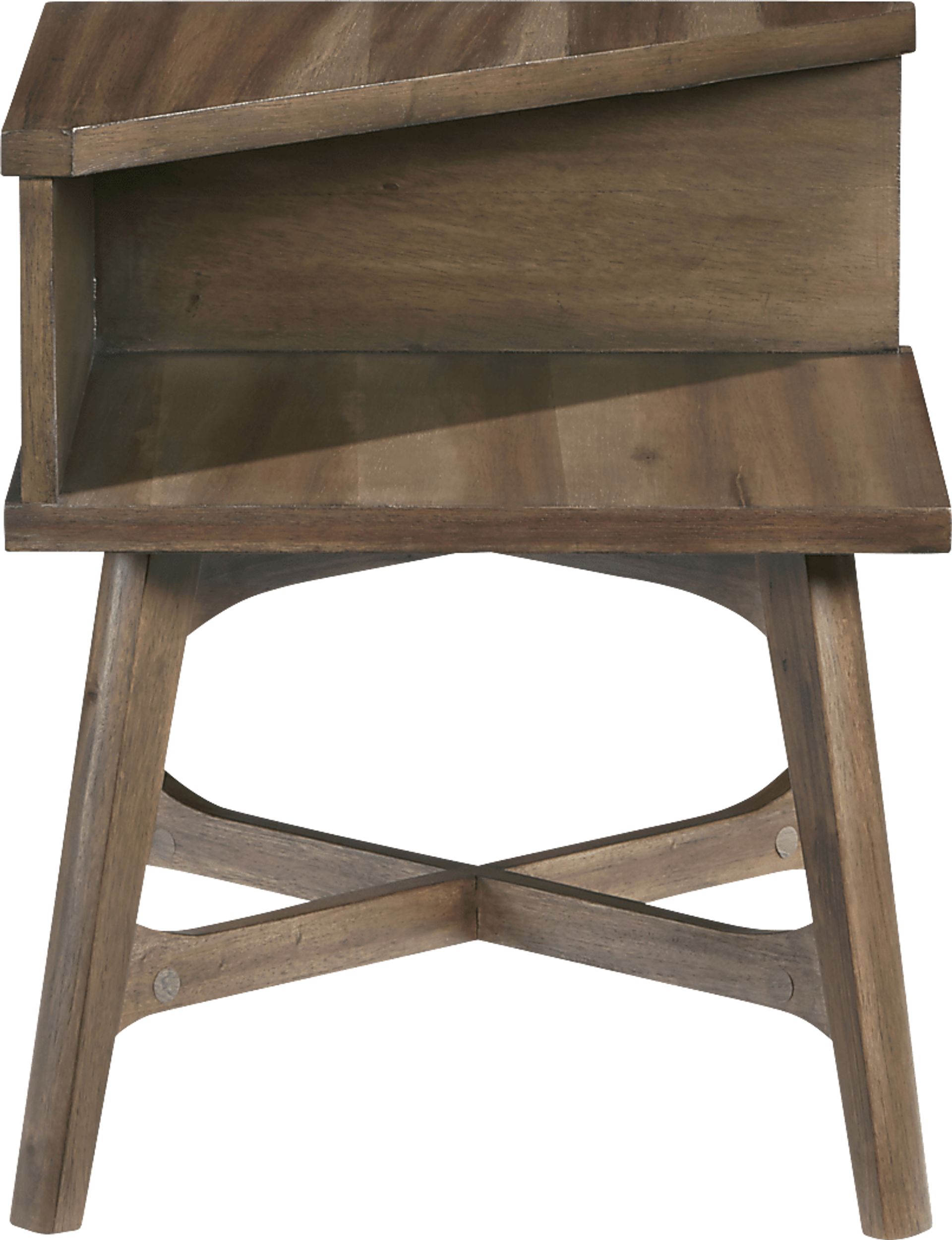 Vondelpark Brown Chairside Table - Image 1
