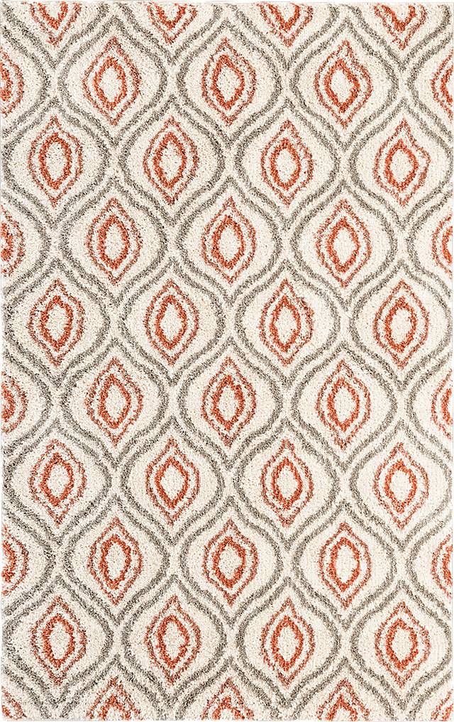 Vonell Coral 5' x 8' Rug - Thumbnail - Image 1