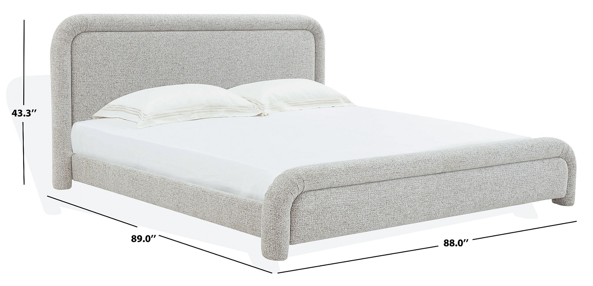 Vorel Beige King Bed - Image 5