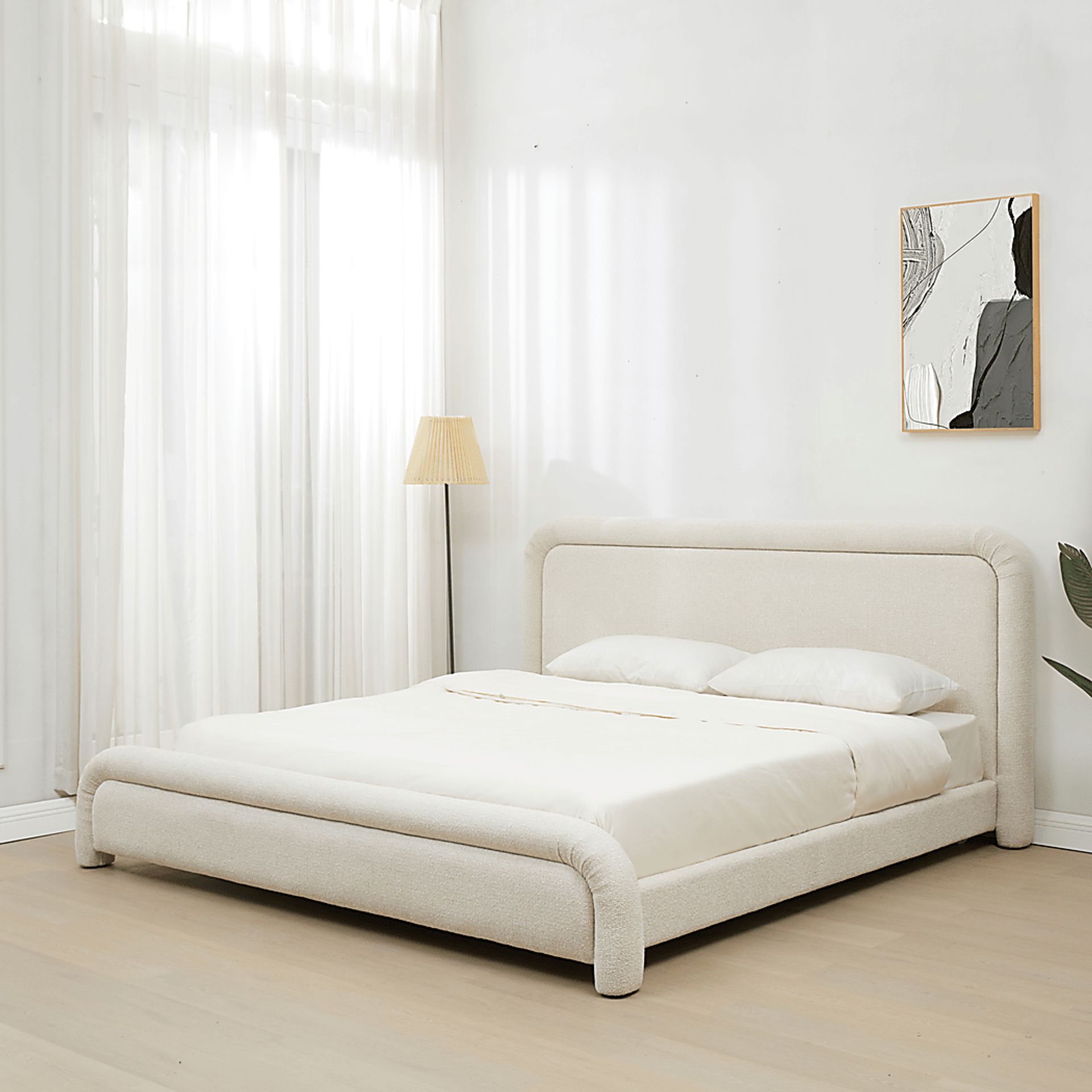 Vorel Ivory King Bed - Image 3