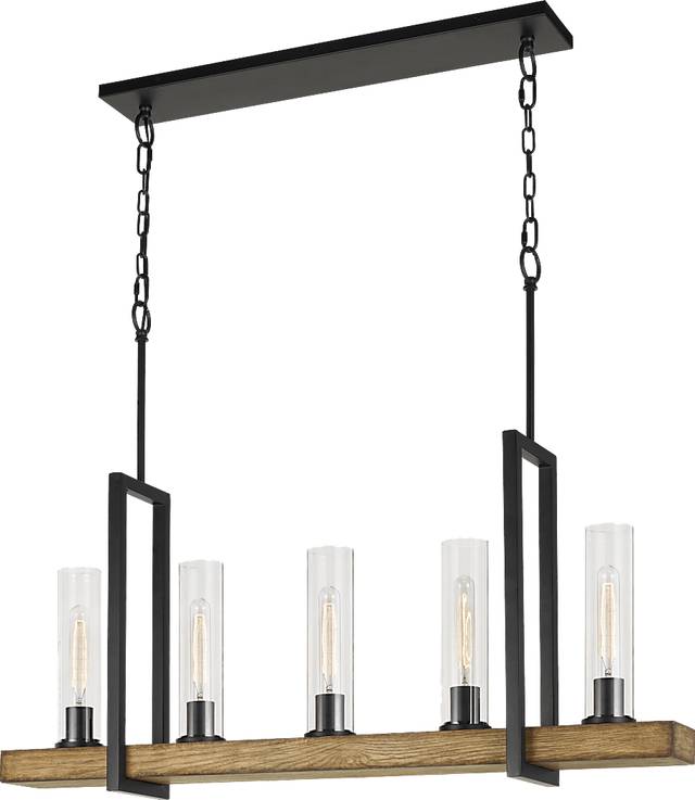 Vosswood Black Chandelier - Thumbnail - Image 1