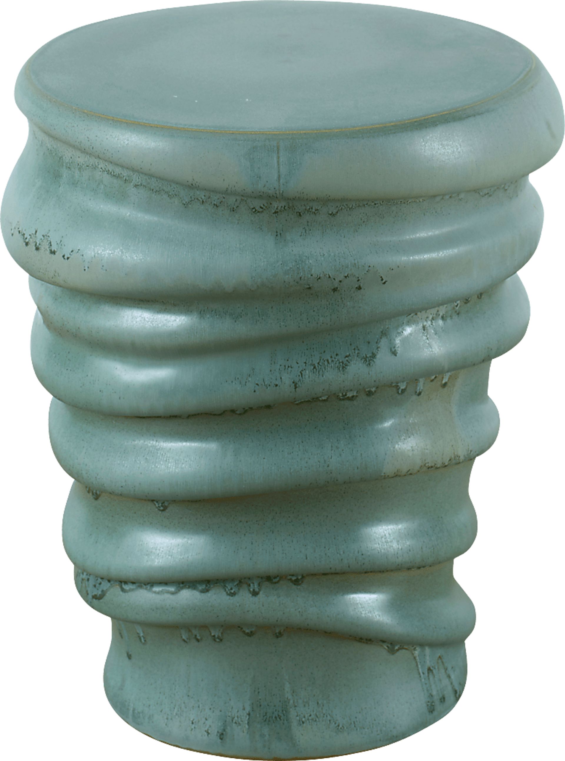 Votu Blue Garden Stool - Image 1