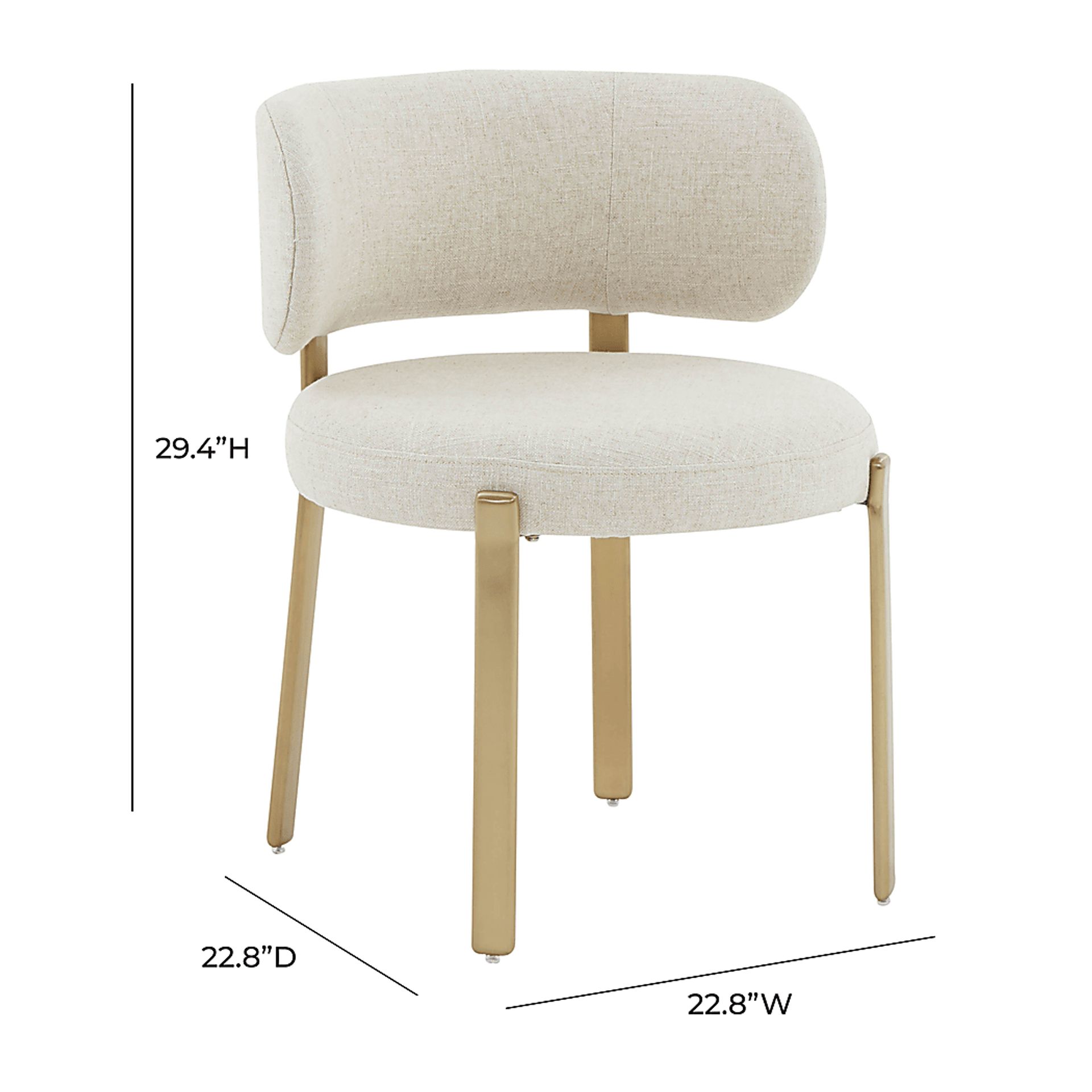Vuemont Beige Dining Chair - Image 6