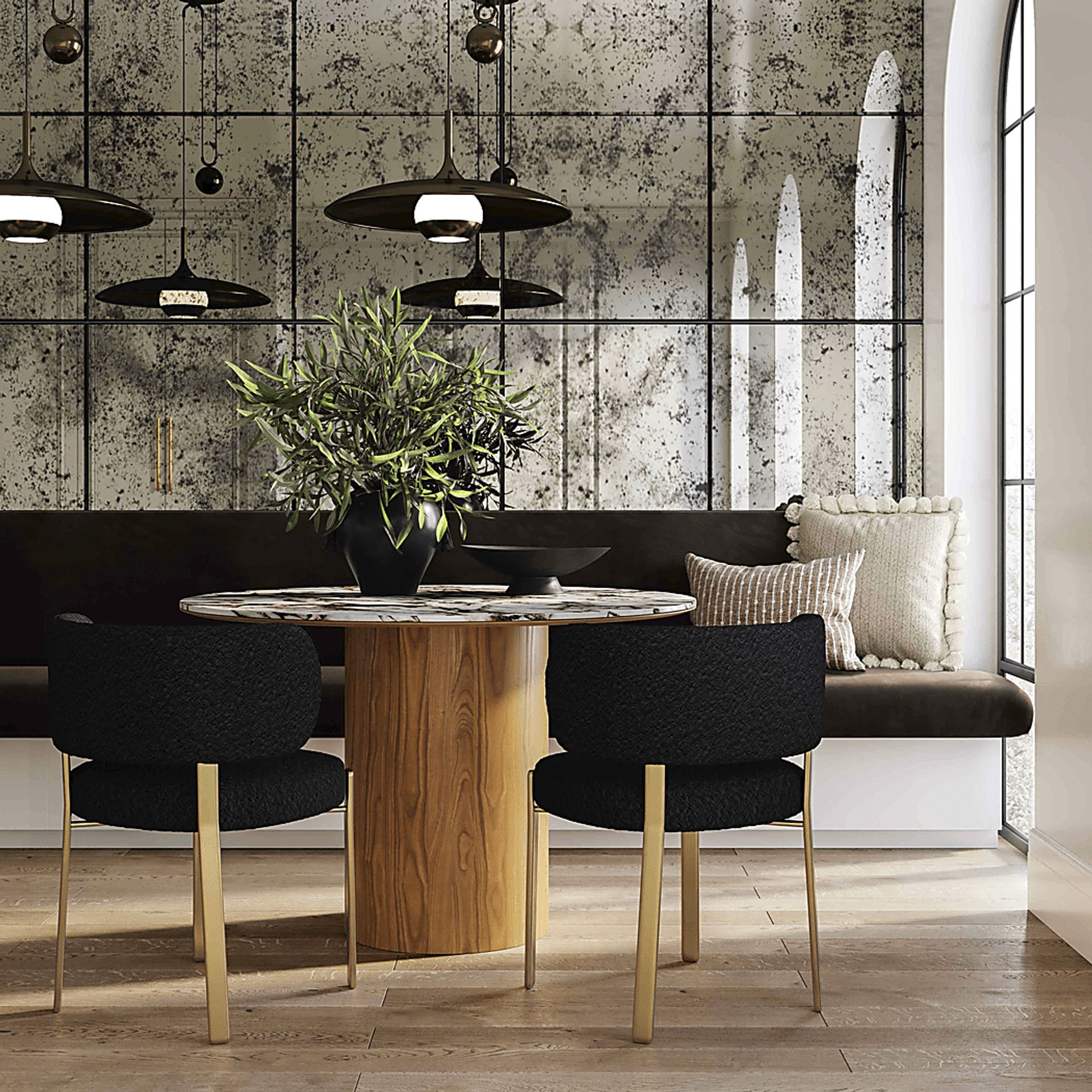Vuemont Black Dining Chair - Image 2