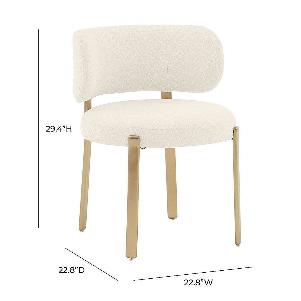 Vuemont Cream Dining Chair - Thumbnail 2
