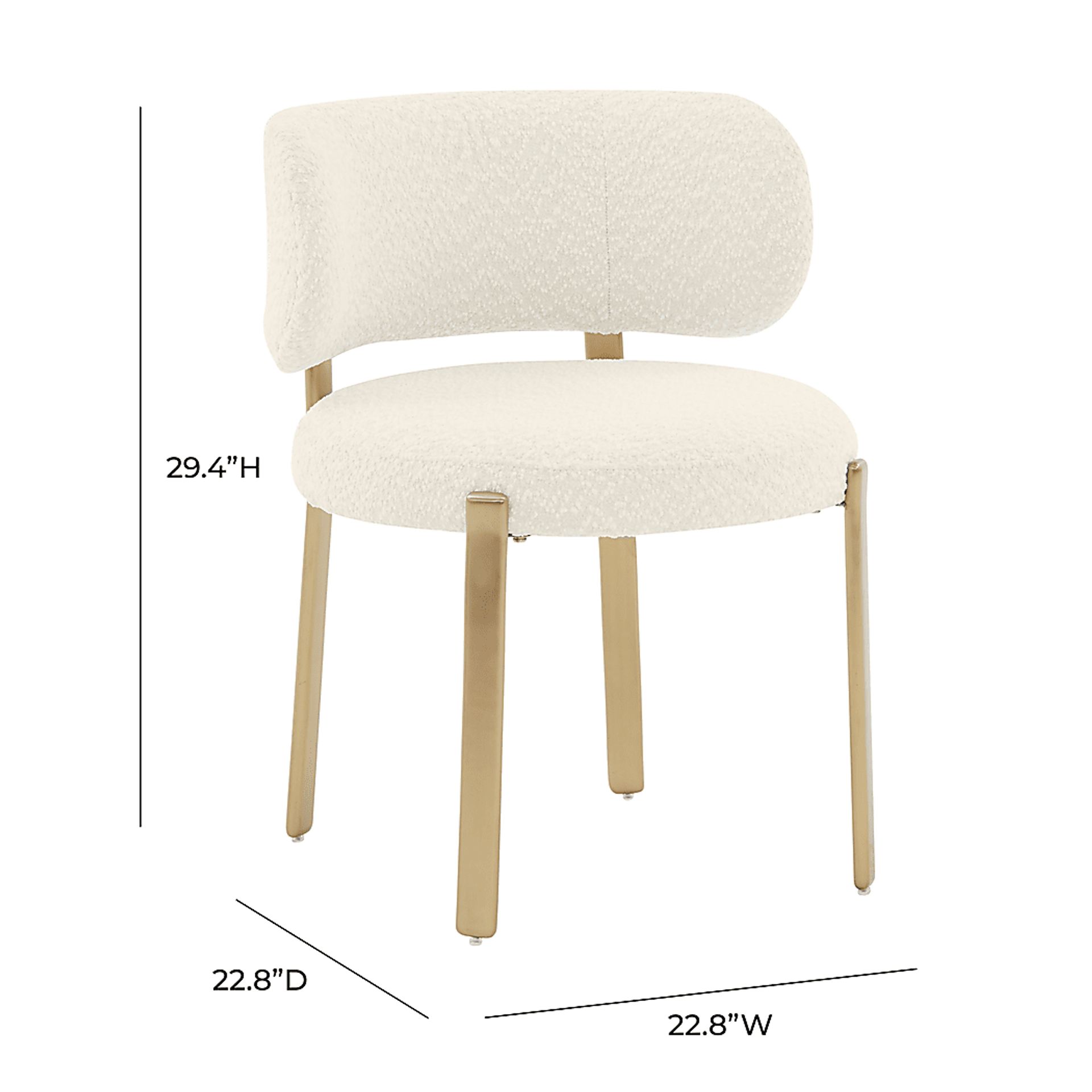 Vuemont Cream Dining Chair - Image 6