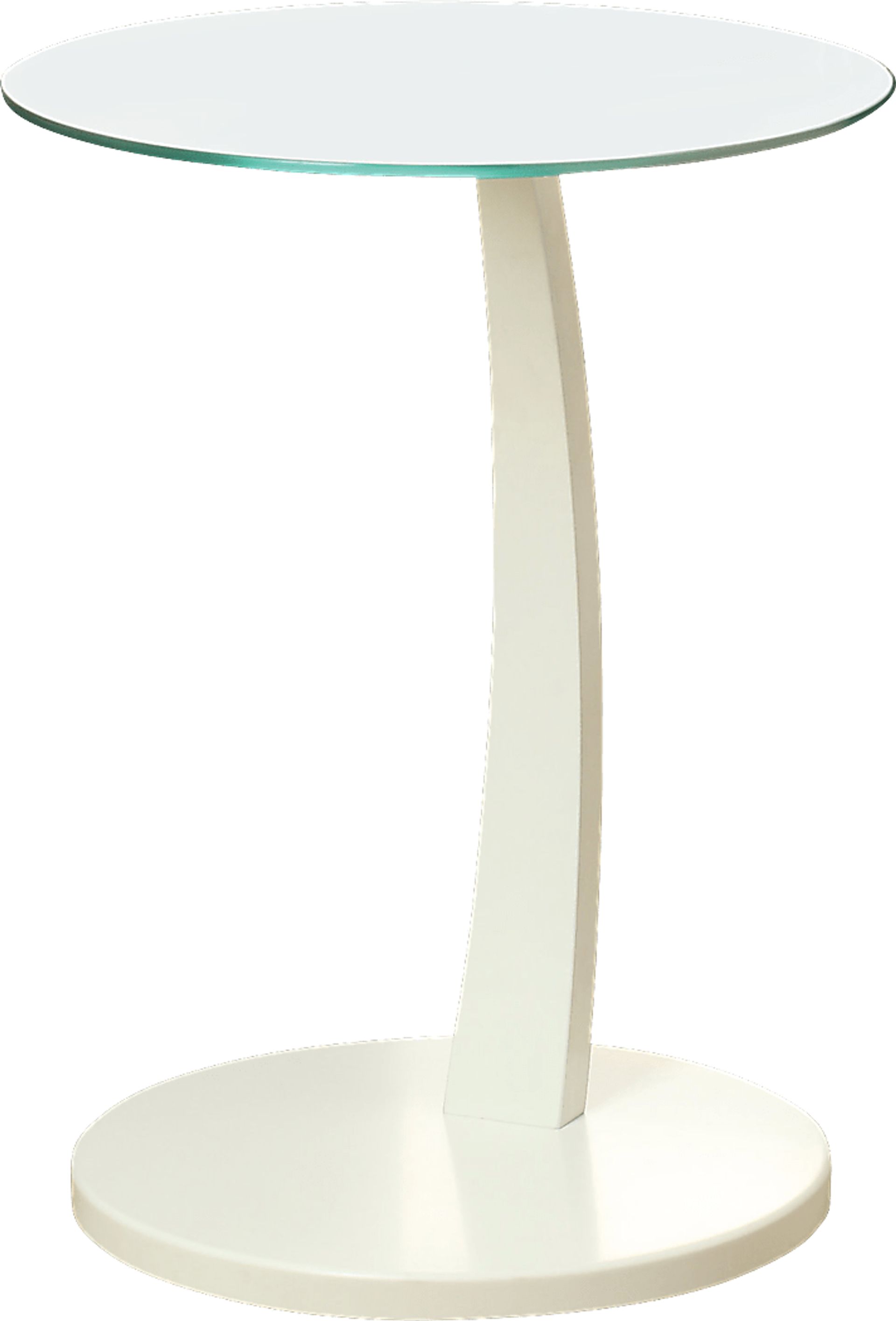 Vultee White Accent Table - Image 1