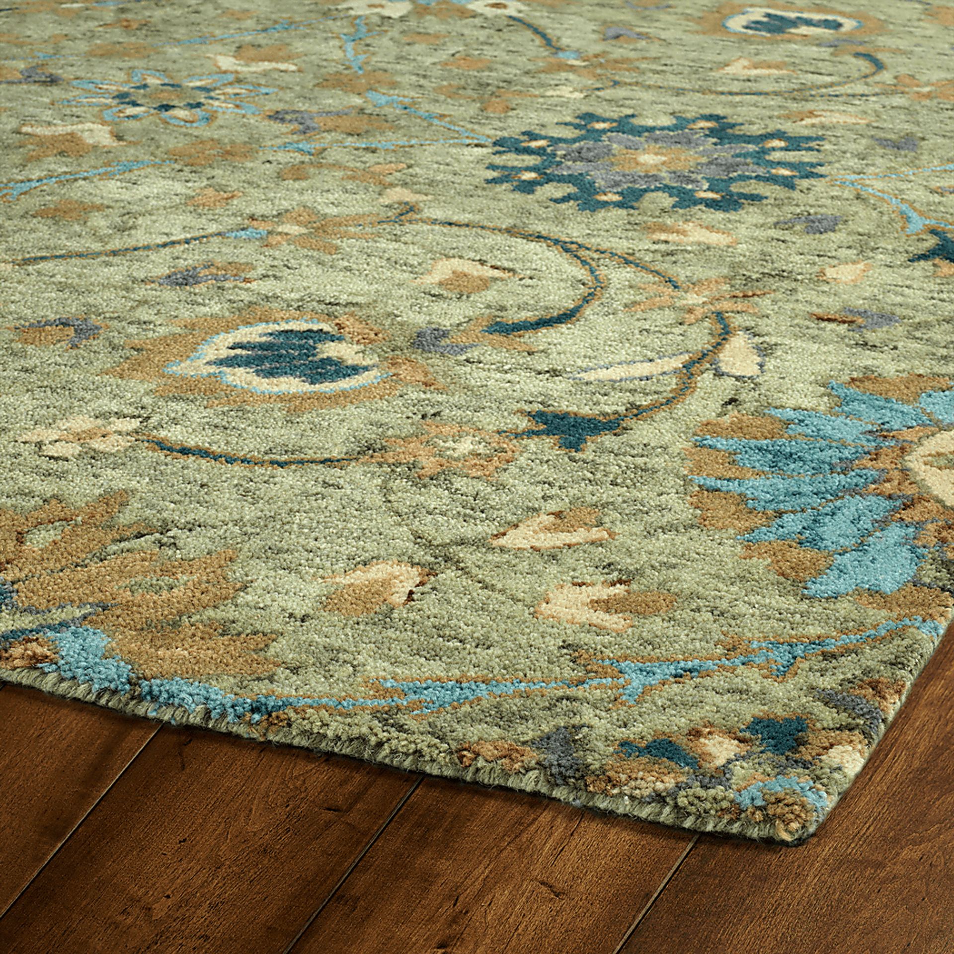 Vulzal Green 5' x 7'9 Rug - Image 4