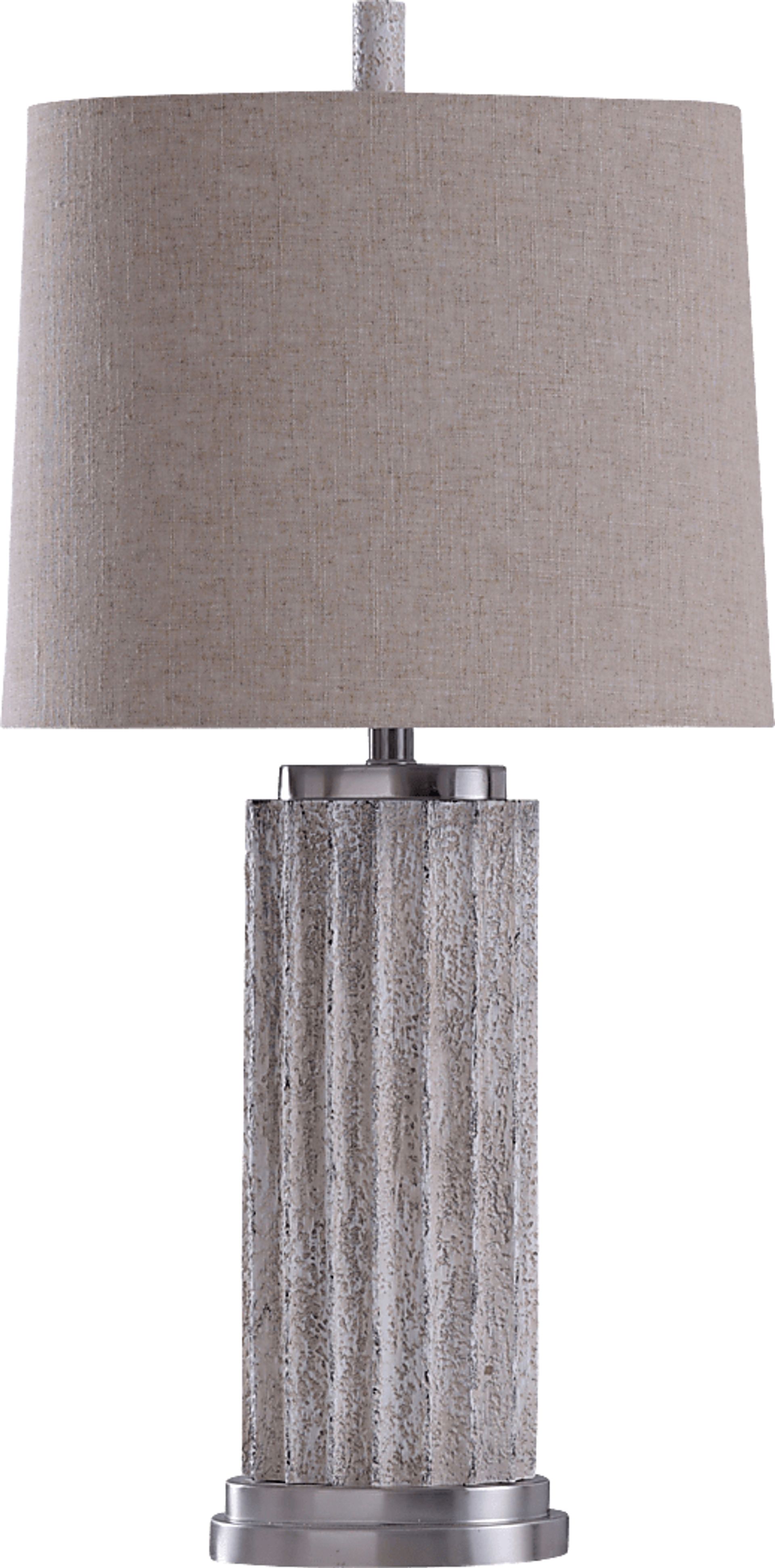 Vyse Beige Lamp - Image 1