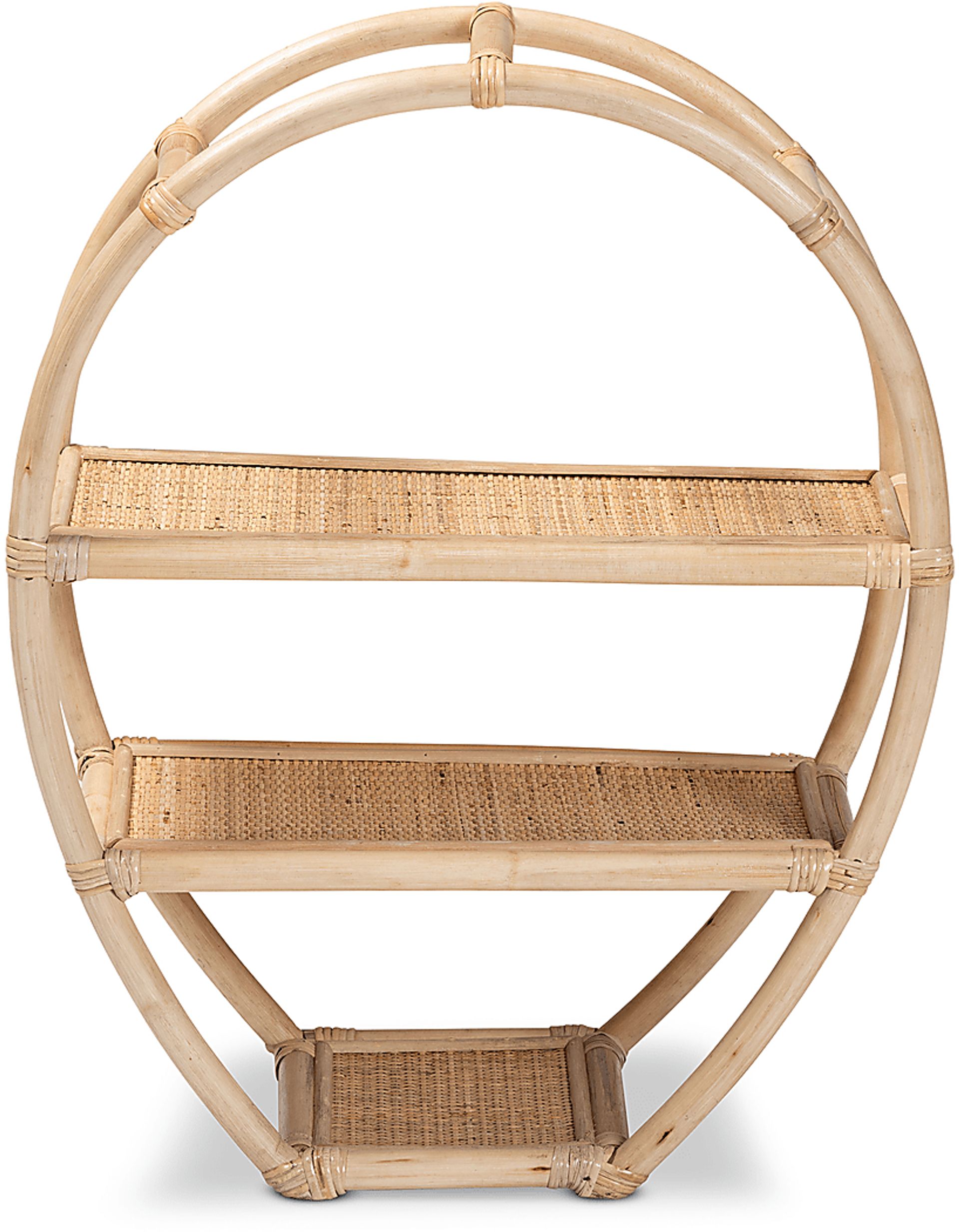 Wadleigh Brown 3-Tier Display Shelf - Image 2
