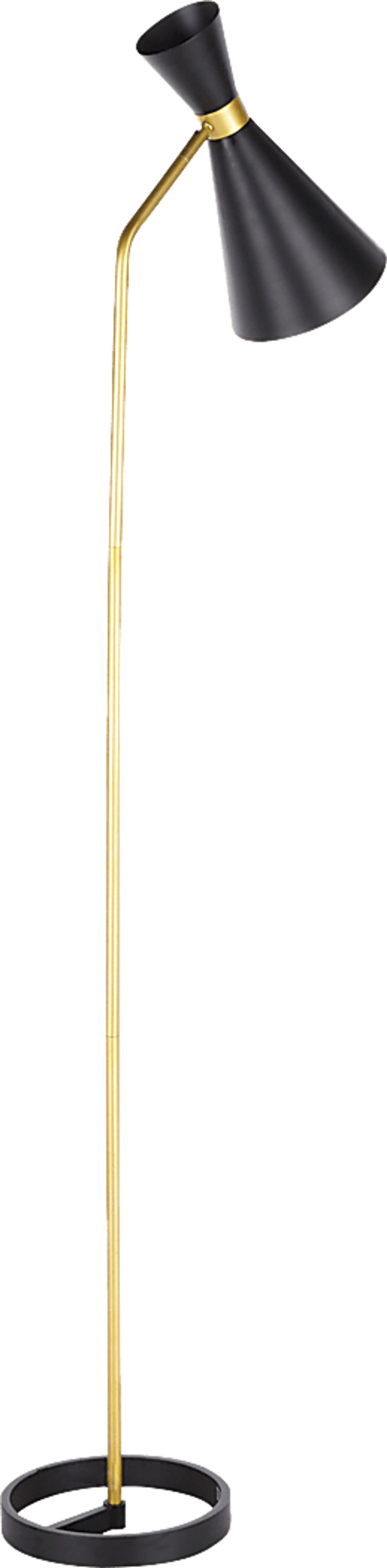 Wadleigh Post Black Floor Lamp - Image 4