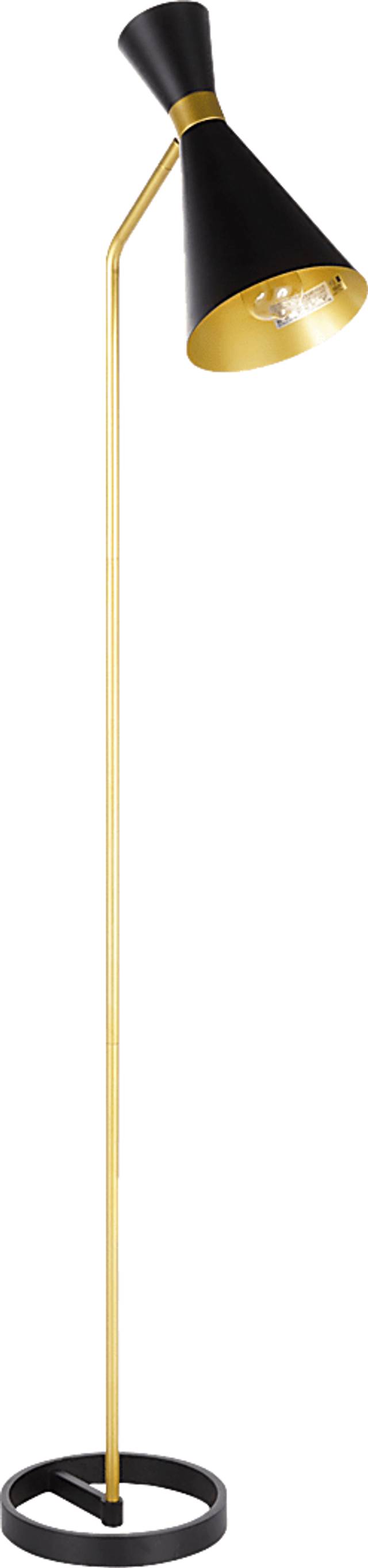 Wadleigh Post Black Floor Lamp - Thumbnail - Image 1