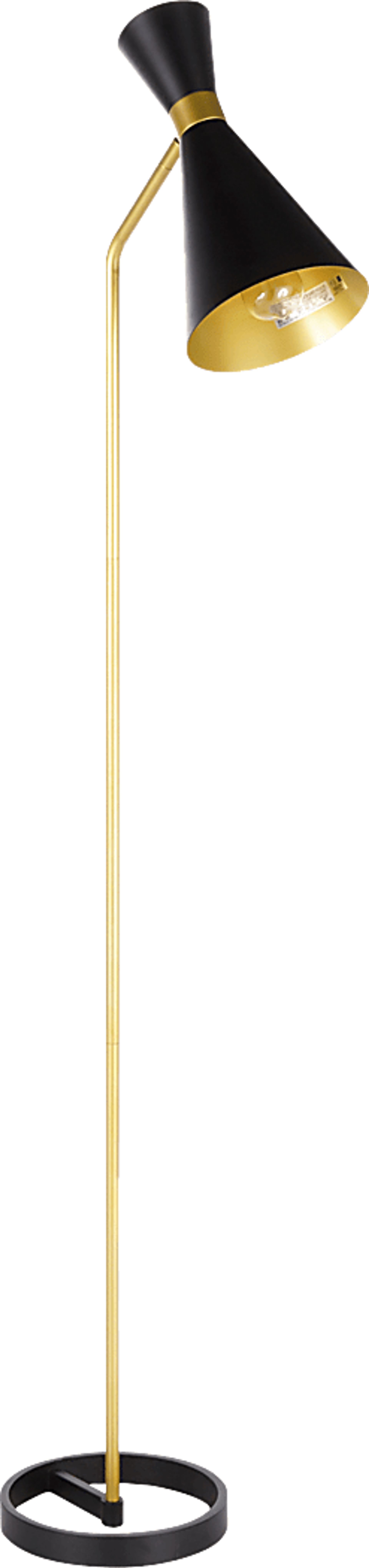 Wadleigh Post Black Floor Lamp - Image 1