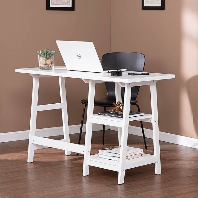 Wadleigh White Desk - Thumbnail - Image 4