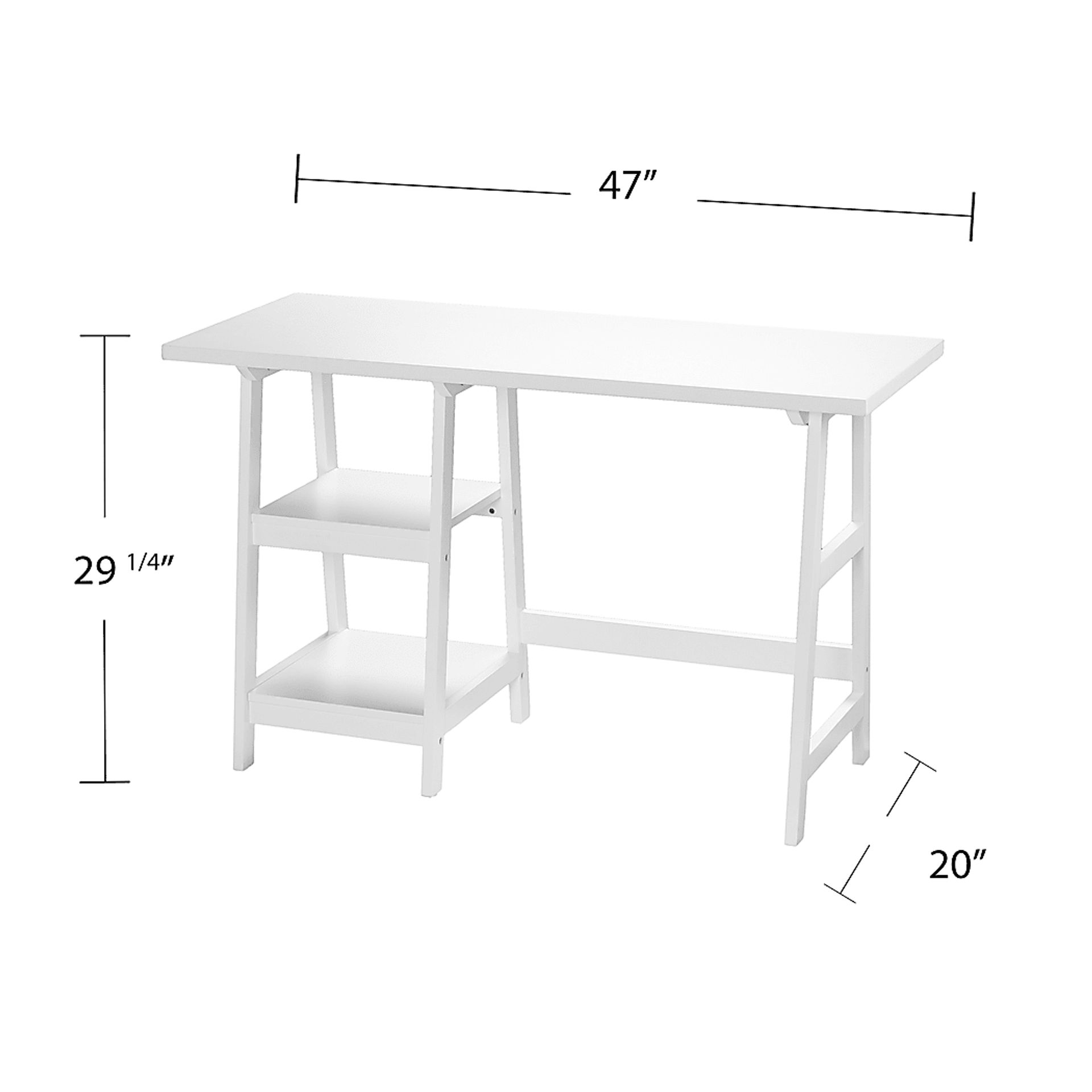 Wadleigh White Desk - Image 5