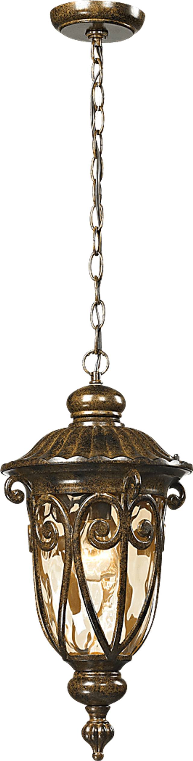 Wadsbury Brown Outdoor Chandelier - Thumbnail - Image 1