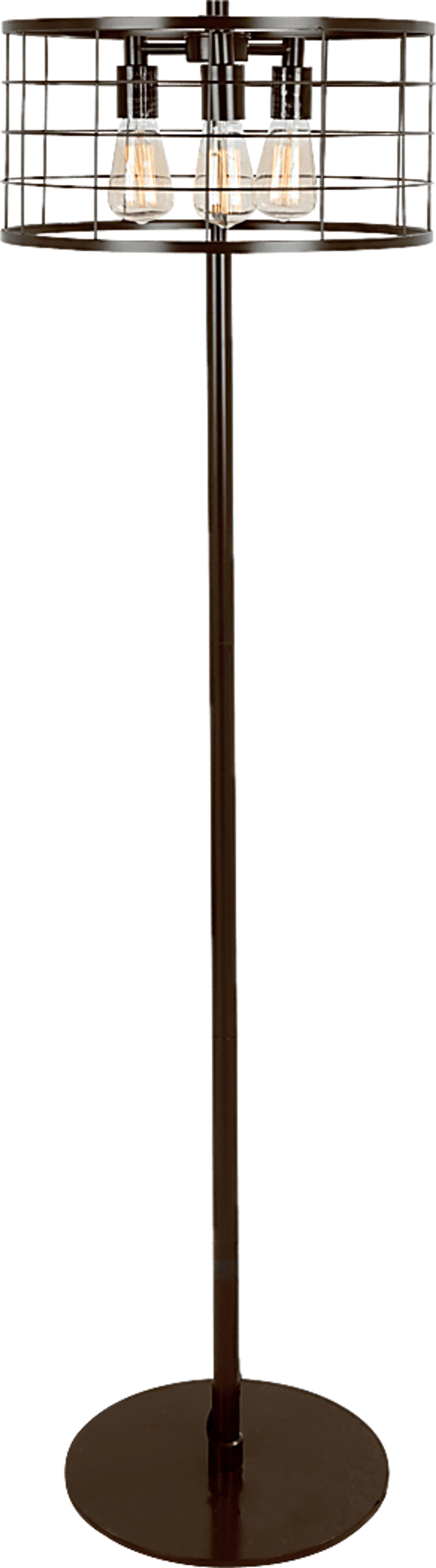 Wadsworth Antique Brown Floor Lamp - Image 2