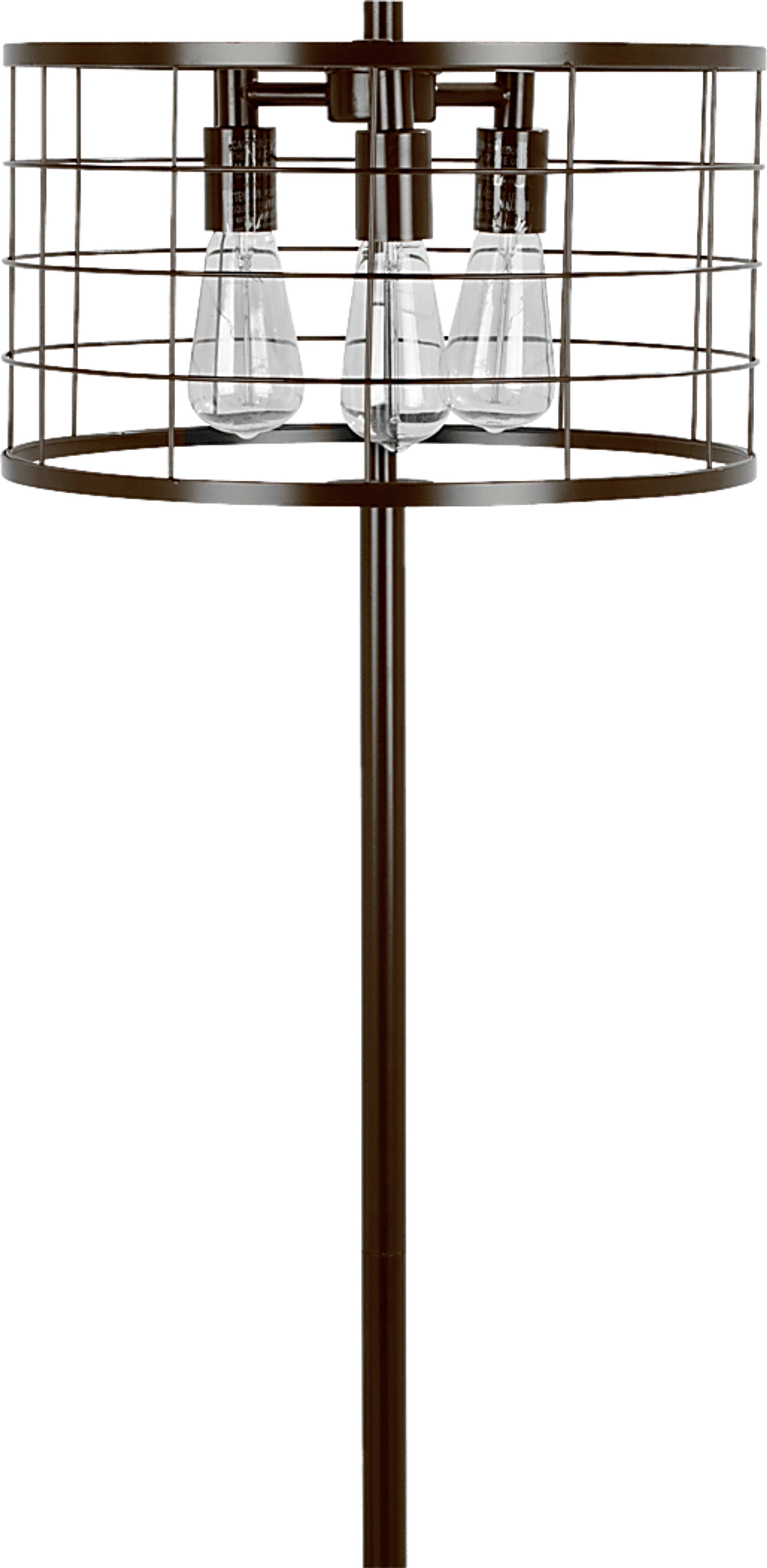 Wadsworth Antique Brown Floor Lamp - Image 4