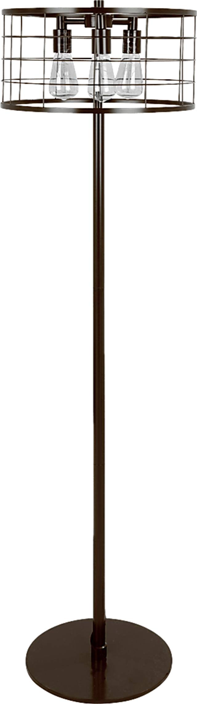 Wadsworth Antique Brown Floor Lamp - Thumbnail - Image 1